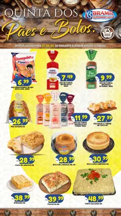 Bramil Supermercados ofertas Quinta dos Pães e Bolos - Pré-Visualização do folheto da loja Bramil Supermercados, válido de 21.05.2026