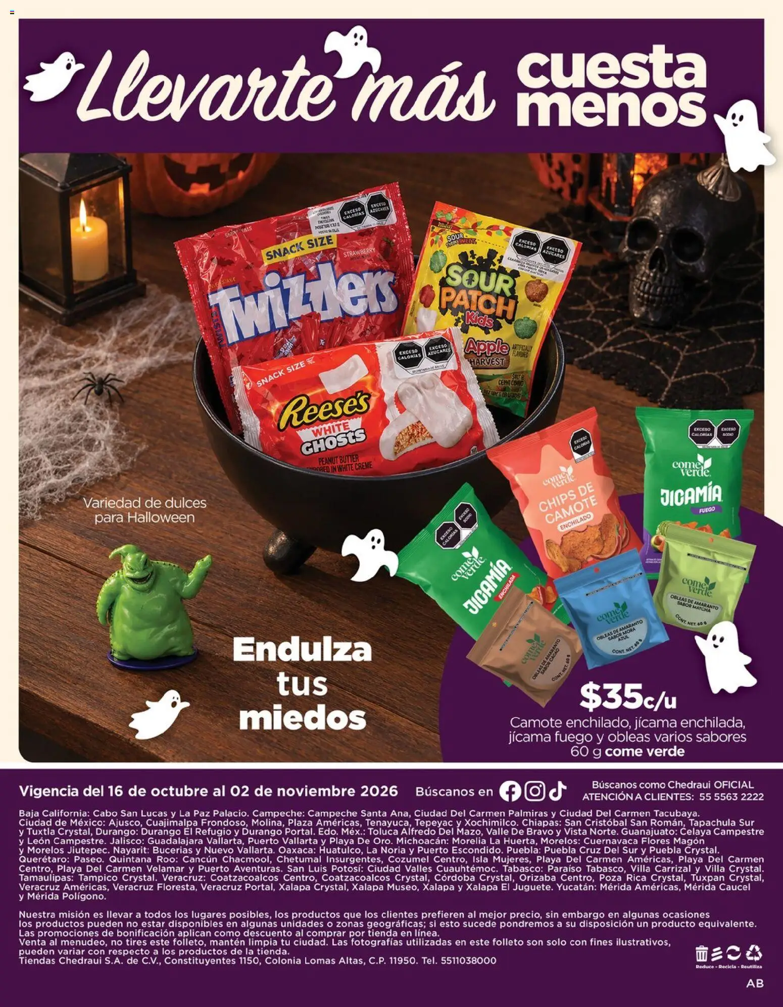 Nuevas ofertas de Chedraui válidas en toda la República Mexicana desde el 16/10/2026. ¡Encuentra las mejores ofertas en Chedraui folleto Celebra la tradición! | Página: 20