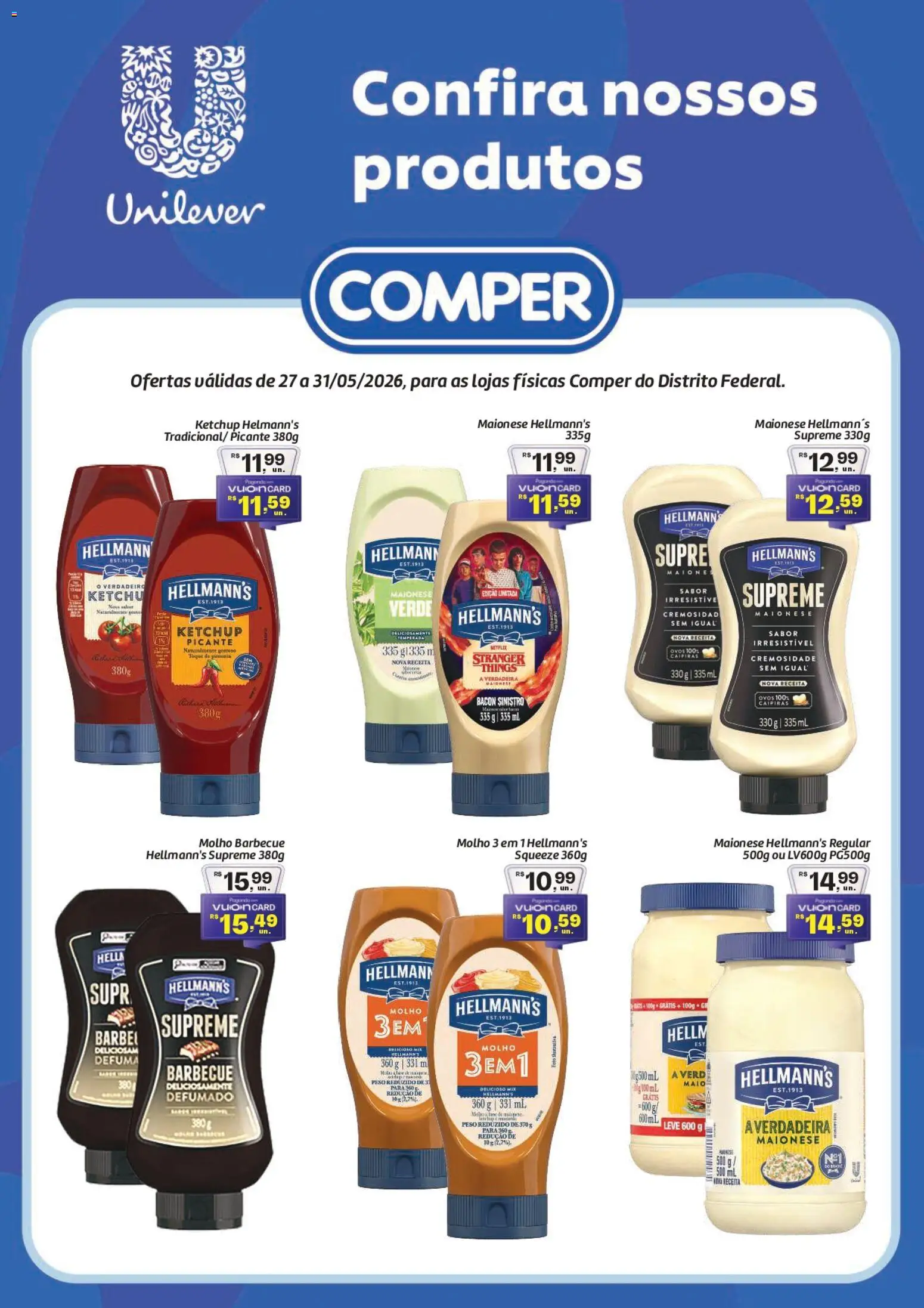Comper Folheto - válido de 27.05.2026 | Página: 1 | Produtos: Maiô, Ketchup, Maionese