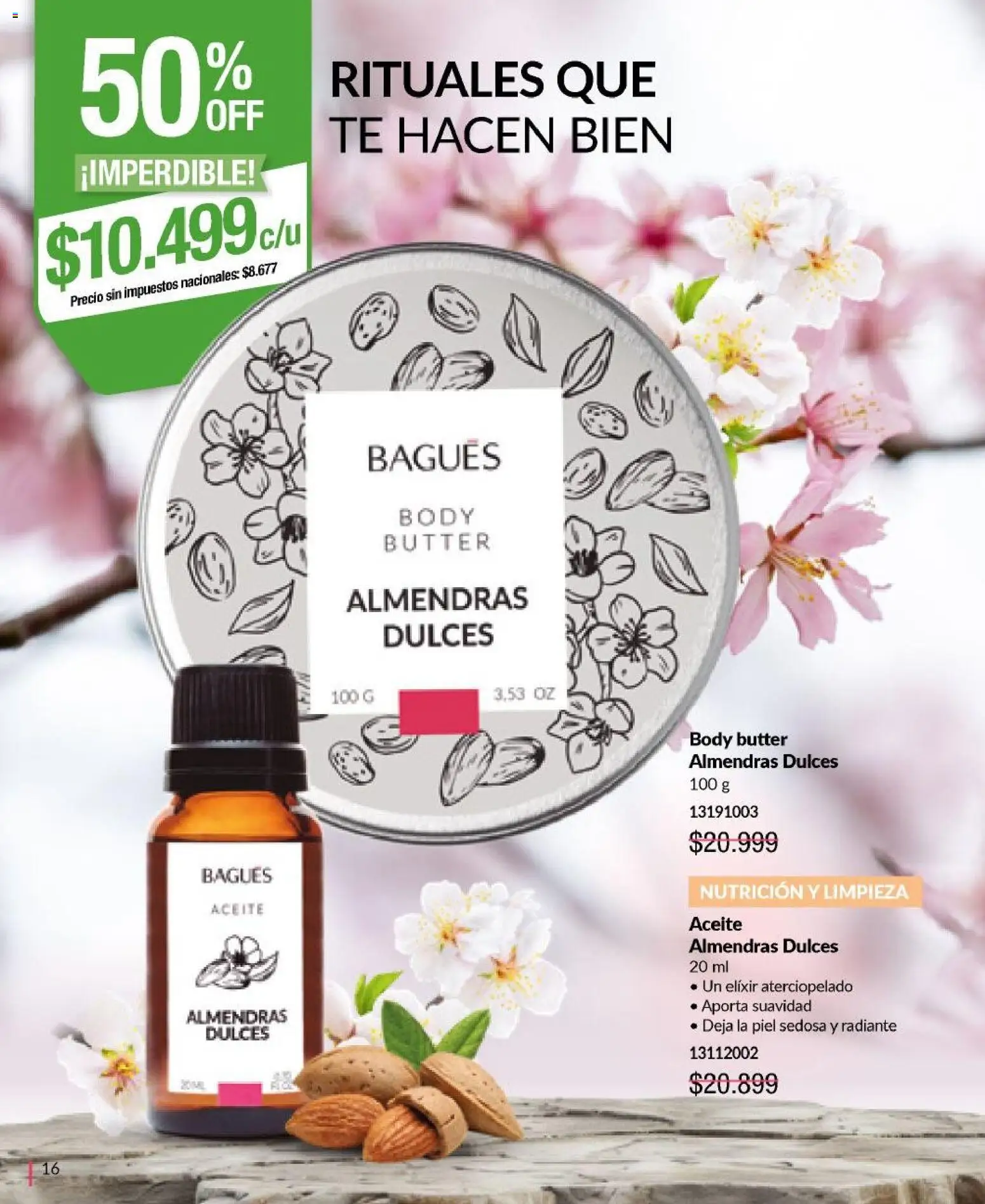 Bagués - Catálogo │ válido desde el 29/06/2026 | Página: 16 | Productos: Body, Aceite, Té, Radiante