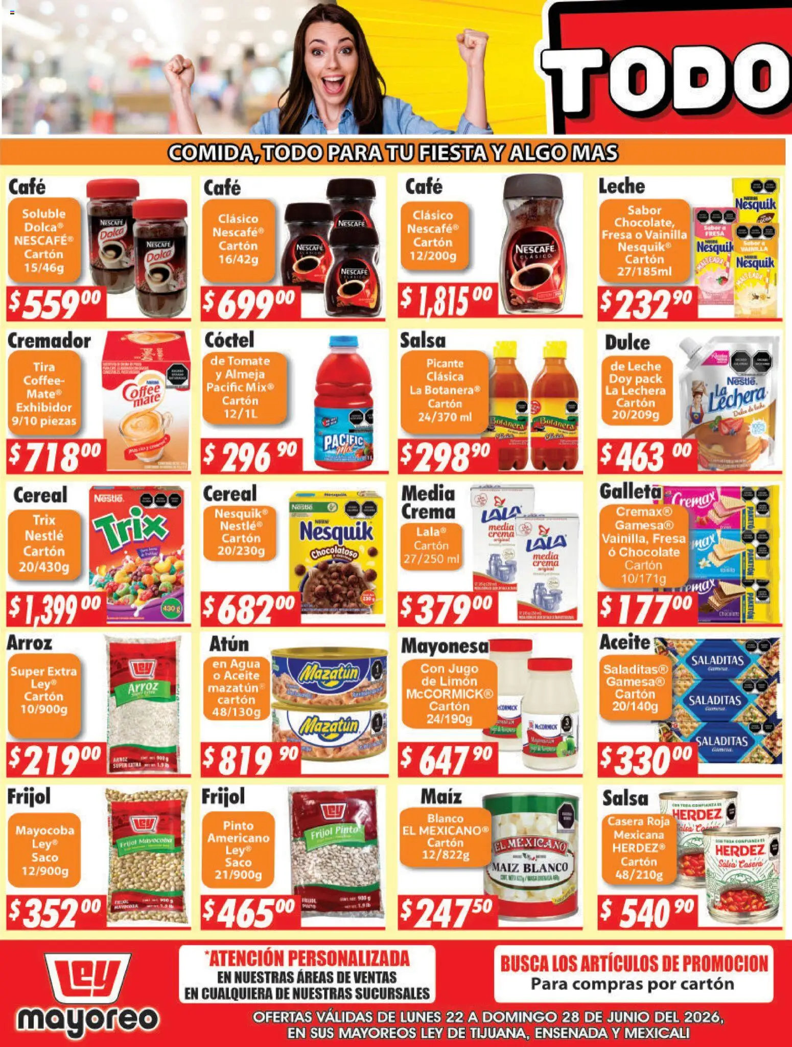 Nuevas ofertas de Casa Ley válidas en toda la República Mexicana desde el 22/06/2026. ¡Encuentra las mejores ofertas en Casa Ley folleto Frontera! | Página: 3