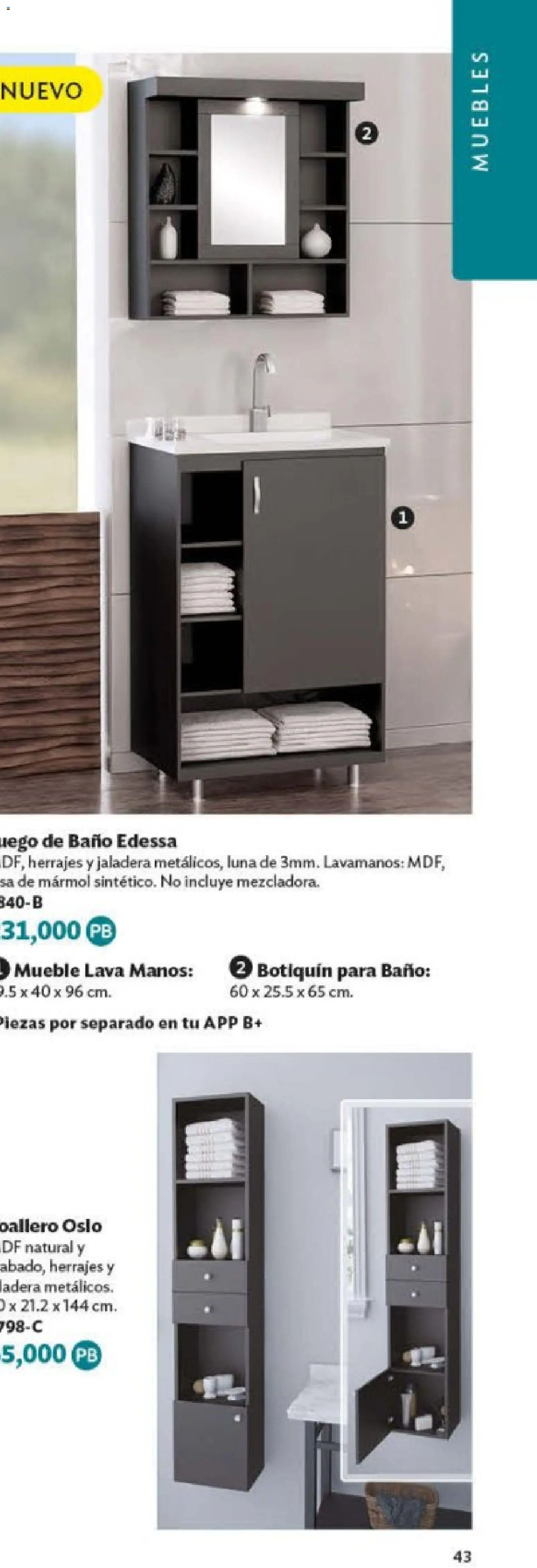 Nuevas ofertas de Betterware válidas en toda la República Mexicana desde el 29/06/2026. ¡Encuentra las mejores ofertas en Betterware Catálogo de Premios! | Página: 85 | Productos: Baño