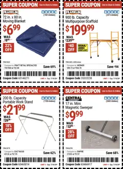 Preview of Harbor Freight weekly ads valid from 07/06/2026 | Page: 24 | Products: Blanket, Scaffold