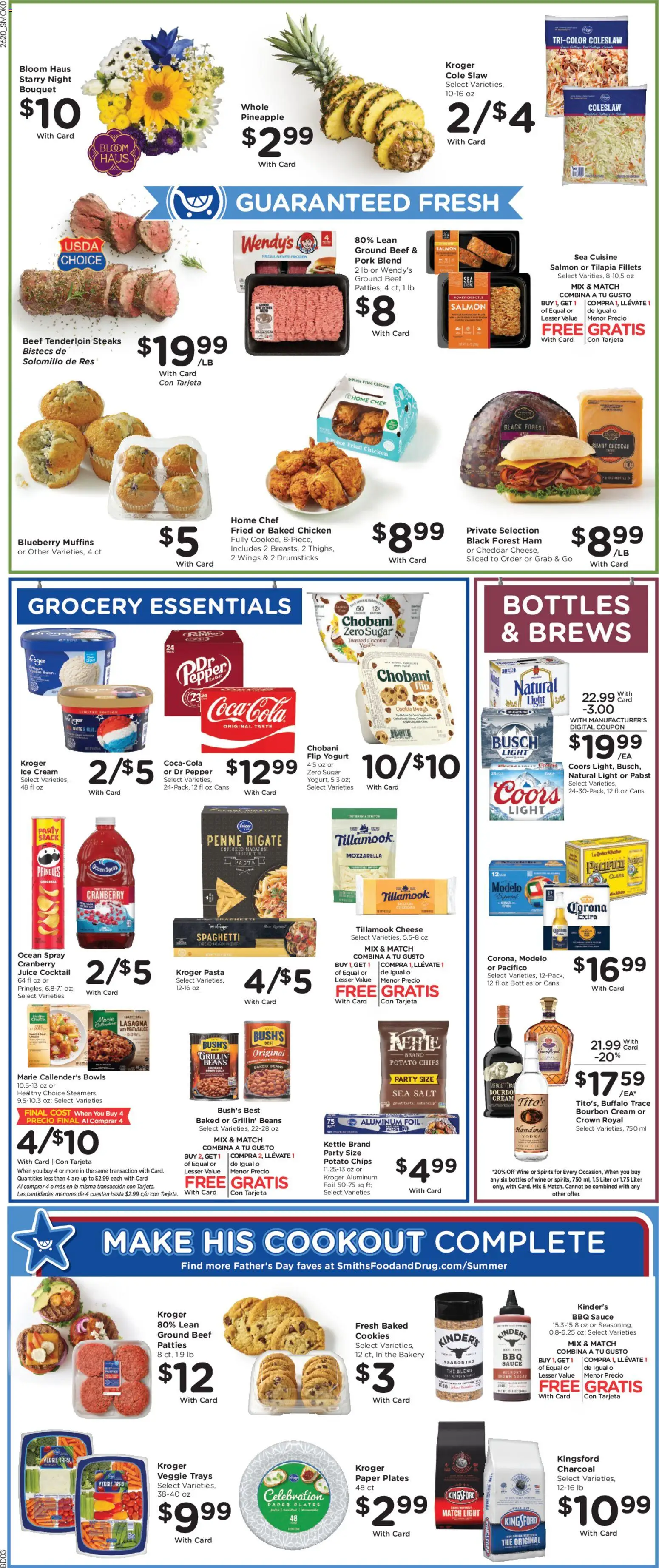 Smith's Weekly Ad - WY - valid from 17.06.2026 | Page: 7 | Products: Pineapple, Pasta, Chips, Ice cream