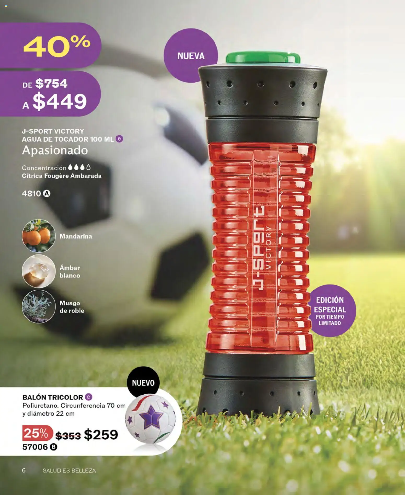 Nuevas ofertas de JAFRA válidas en toda la República Mexicana desde el 01.05.2026. ¡Encuentra las mejores ofertas en JAFRA catálogo! | Página: 6 | Productos: Agua