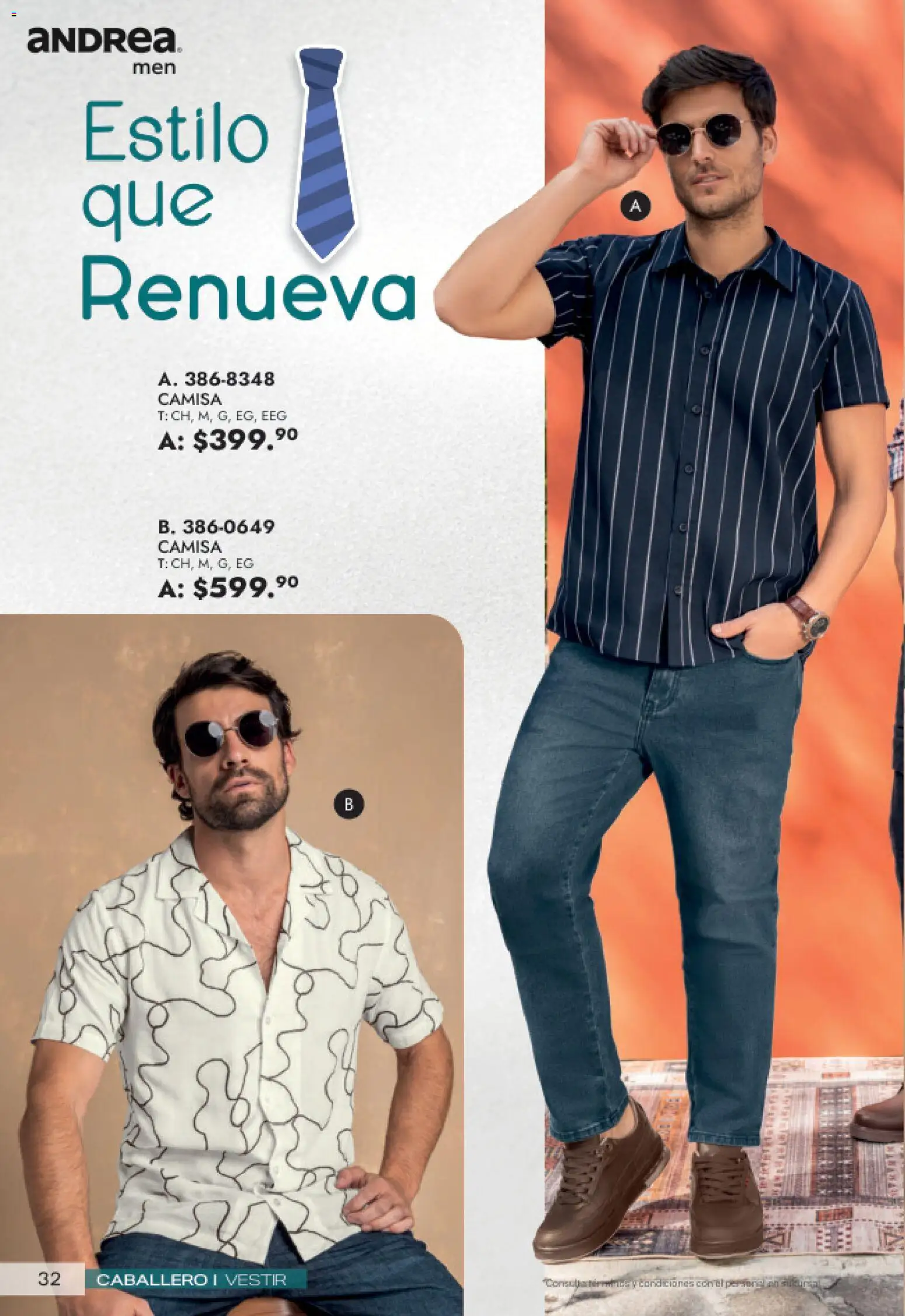 Nuevas ofertas de Andrea válidas en toda la República Mexicana desde el 24.05.2026. ¡Encuentra las mejores ofertas en Andrea catálogo Para papá! | Página: 32