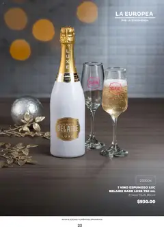 Vista previa de La Europea catálogo, nuevo folleto de la tienda, válido en México a partir del 22.09.2025 | Página: 23 | Productos: Vino