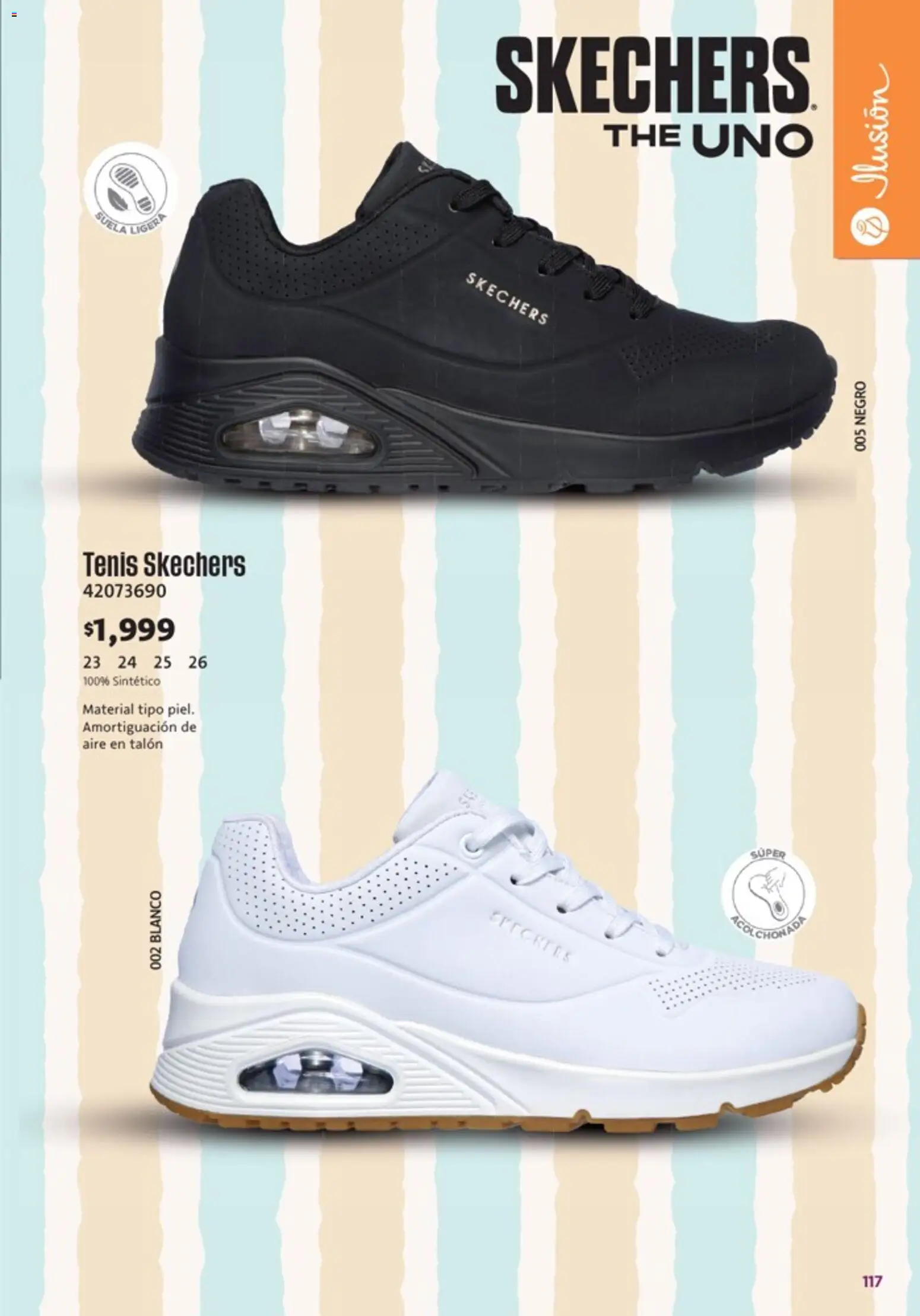 Nuevas ofertas de Ilusión válidas en toda la República Mexicana desde el 01.05.2026. ¡Encuentra las mejores ofertas en Ilusión catálogo Marcas Amigas! | Página: 119 | Productos: Tenis