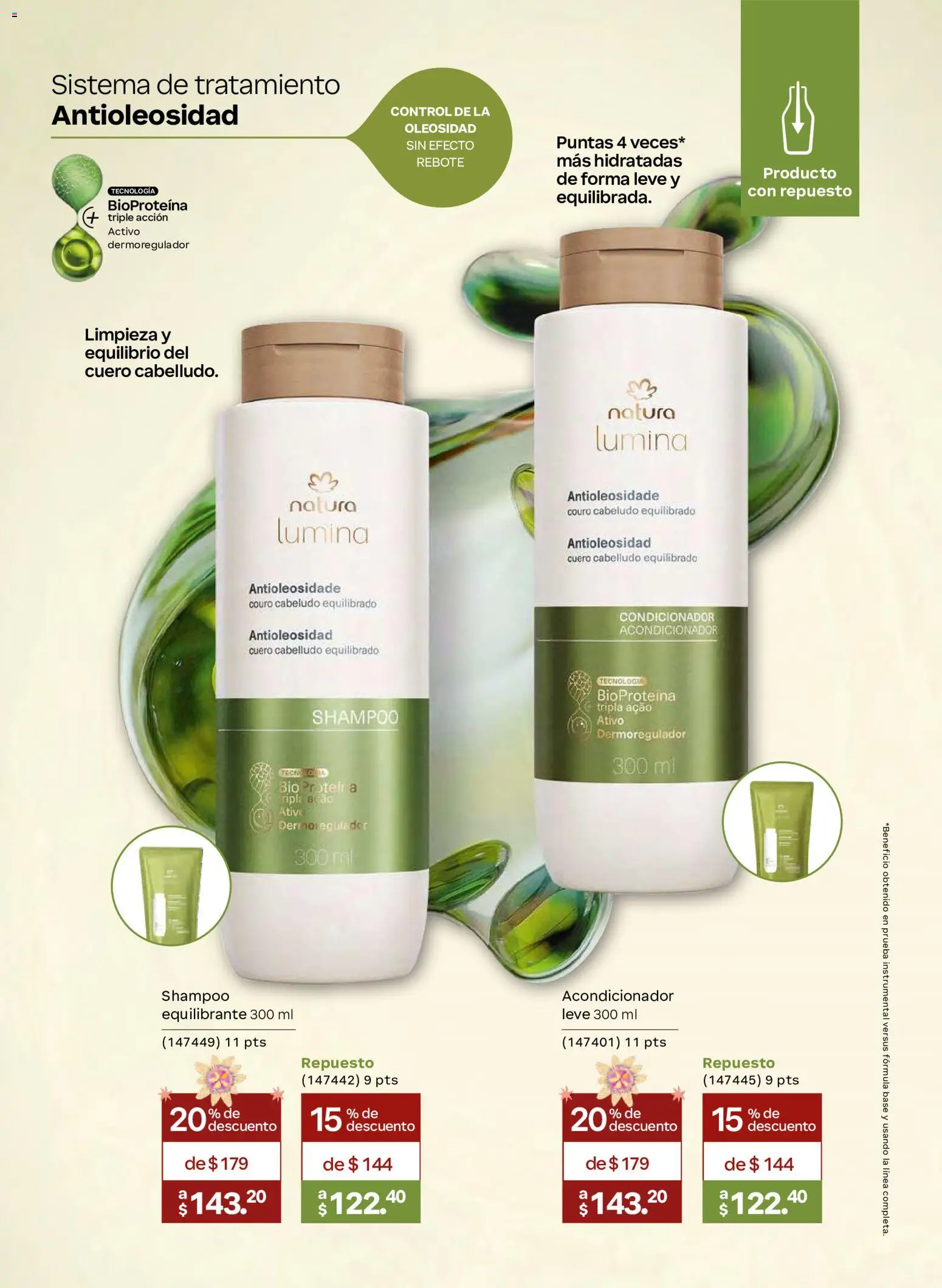 Nuevas ofertas de Natura válidas en toda la República Mexicana desde el 02/10/2026. ¡Encuentra las mejores ofertas en Natura campaña  15 2026! | Página: 136 | Productos: Shampoo, Proteína, Acondicionador
