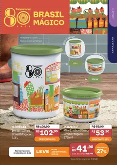 Tupperware catálogo Vitrine 08 - Pré-Visualização do folheto da loja Tupperware, válido de 01/08/2026 | Página: 27 | Produtos: Armário