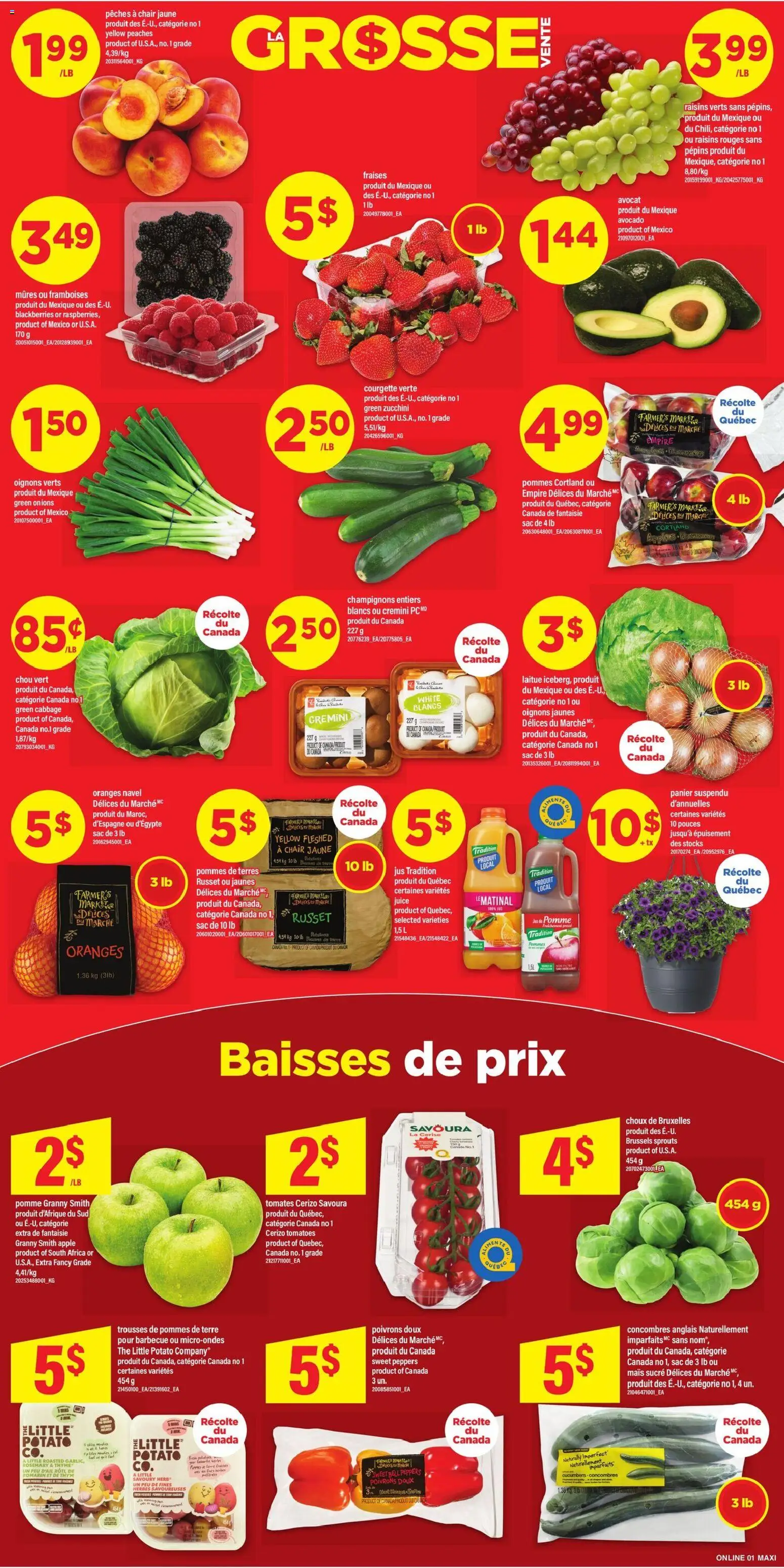 Maxi flyer valid from 28.05.2026 | Page: 4 | Products: Chair, Juice, Oranges, Tomatoes
