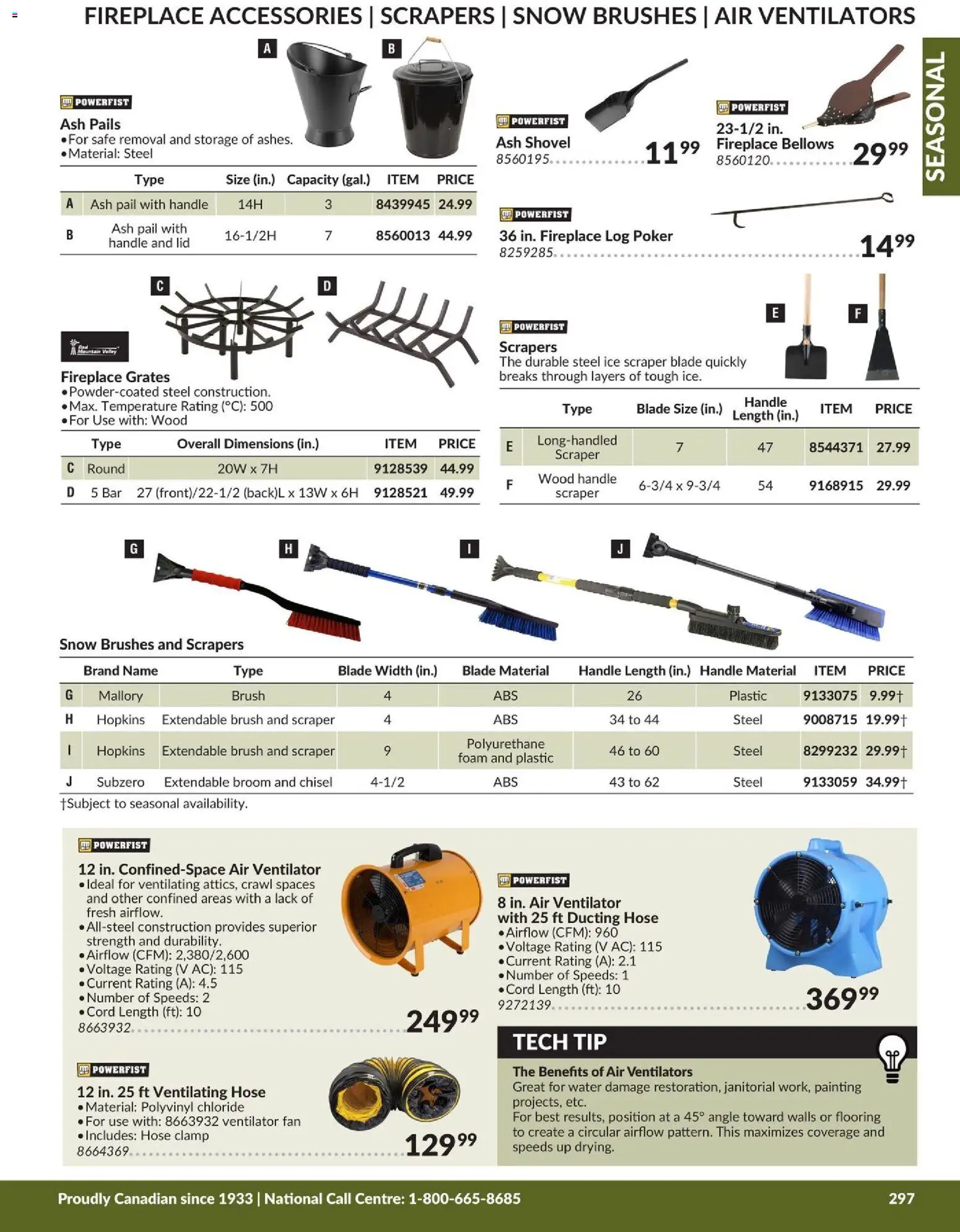 Princess Auto flyer valid from 21.04.2026 | Page: 40 | Products: Fan, Brush