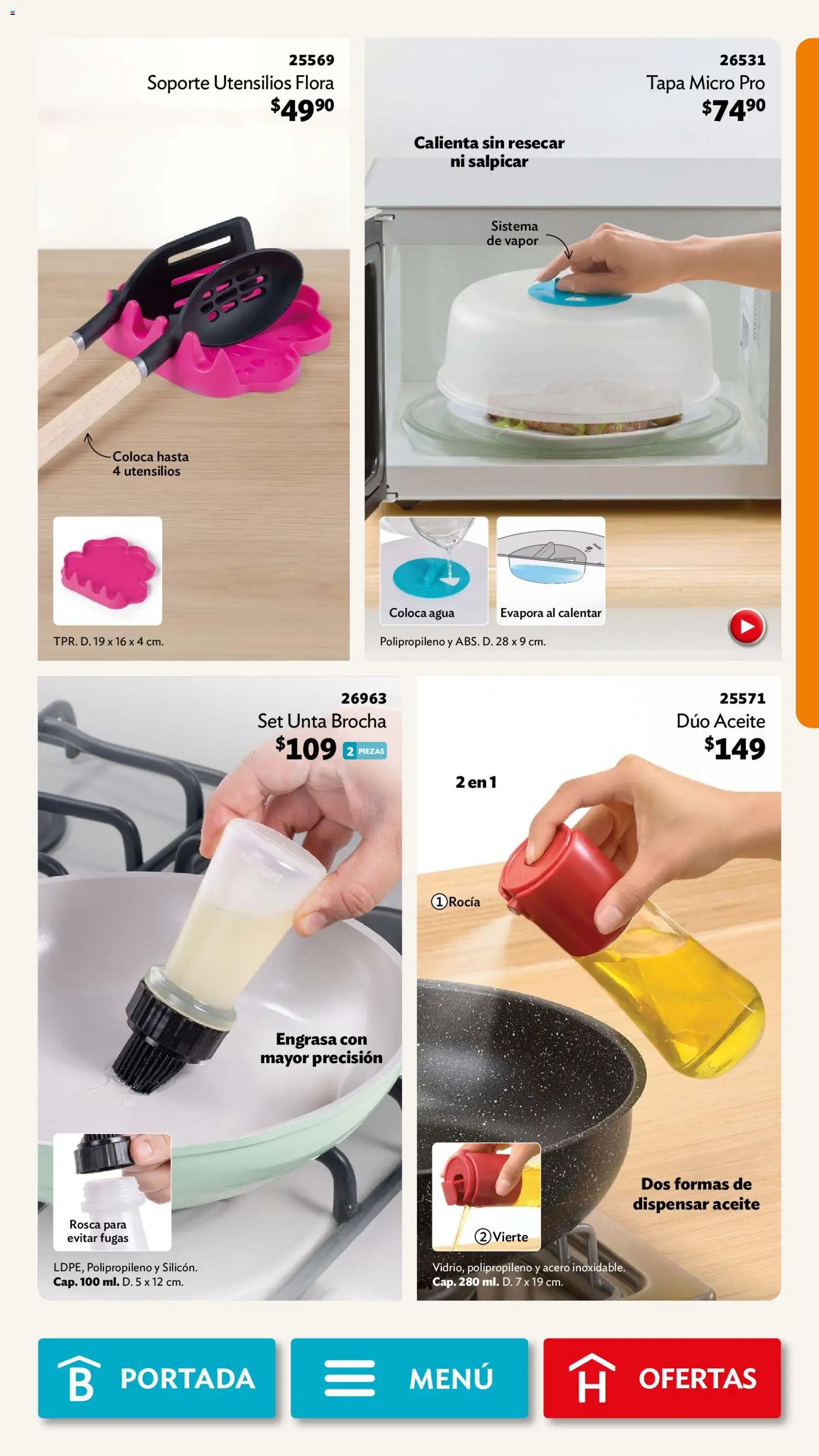 Nuevas ofertas de Betterware válidas en toda la República Mexicana desde el 01/06/2026. ¡Encuentra las mejores ofertas en Betterware campaña 6 2026! | Página: 63 | Productos: Agua, Aceite