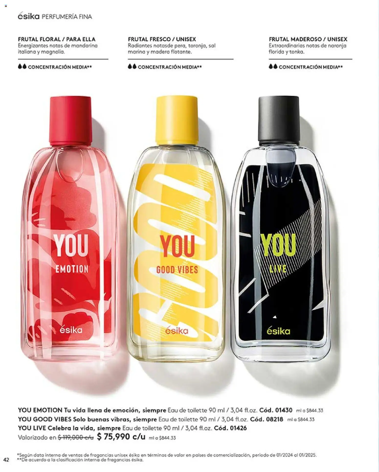 Ésika revista - valida desde el 13.03.2026 | Página: 42 | Productos: Sal, Eau de toilette