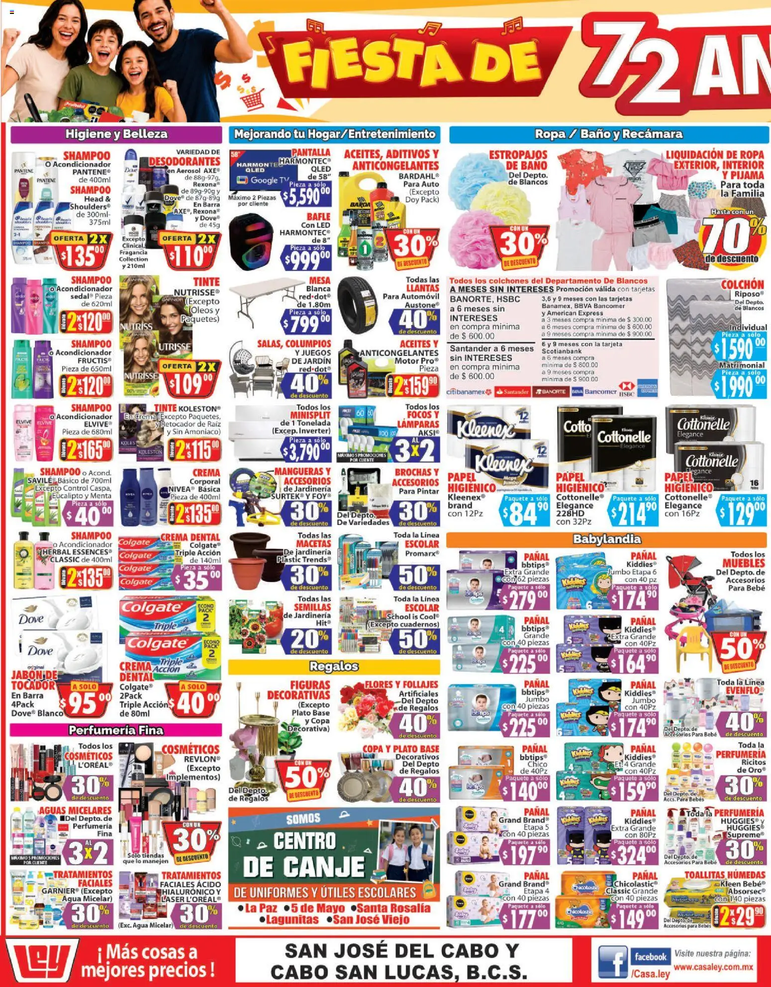 Nuevas ofertas de Casa Ley válidas en toda la República Mexicana desde el 27/09/2026. ¡Encuentra las mejores ofertas en Casa Ley folleto Autoservicio Los Cabos! | Página: 3 | Productos: Crema, Agua, Semillas, Ropa