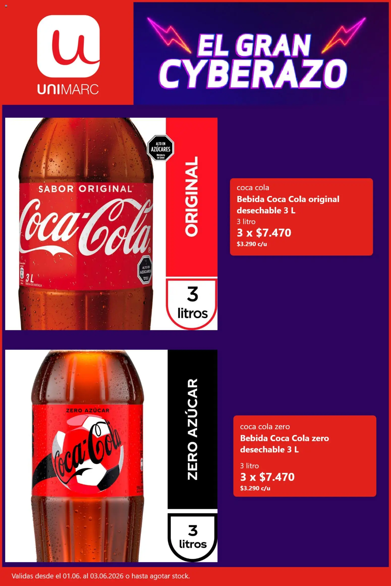Unimarc Cyber Day │ válido desde el 01.06.2026 | Página: 5 | Productos: Azucar