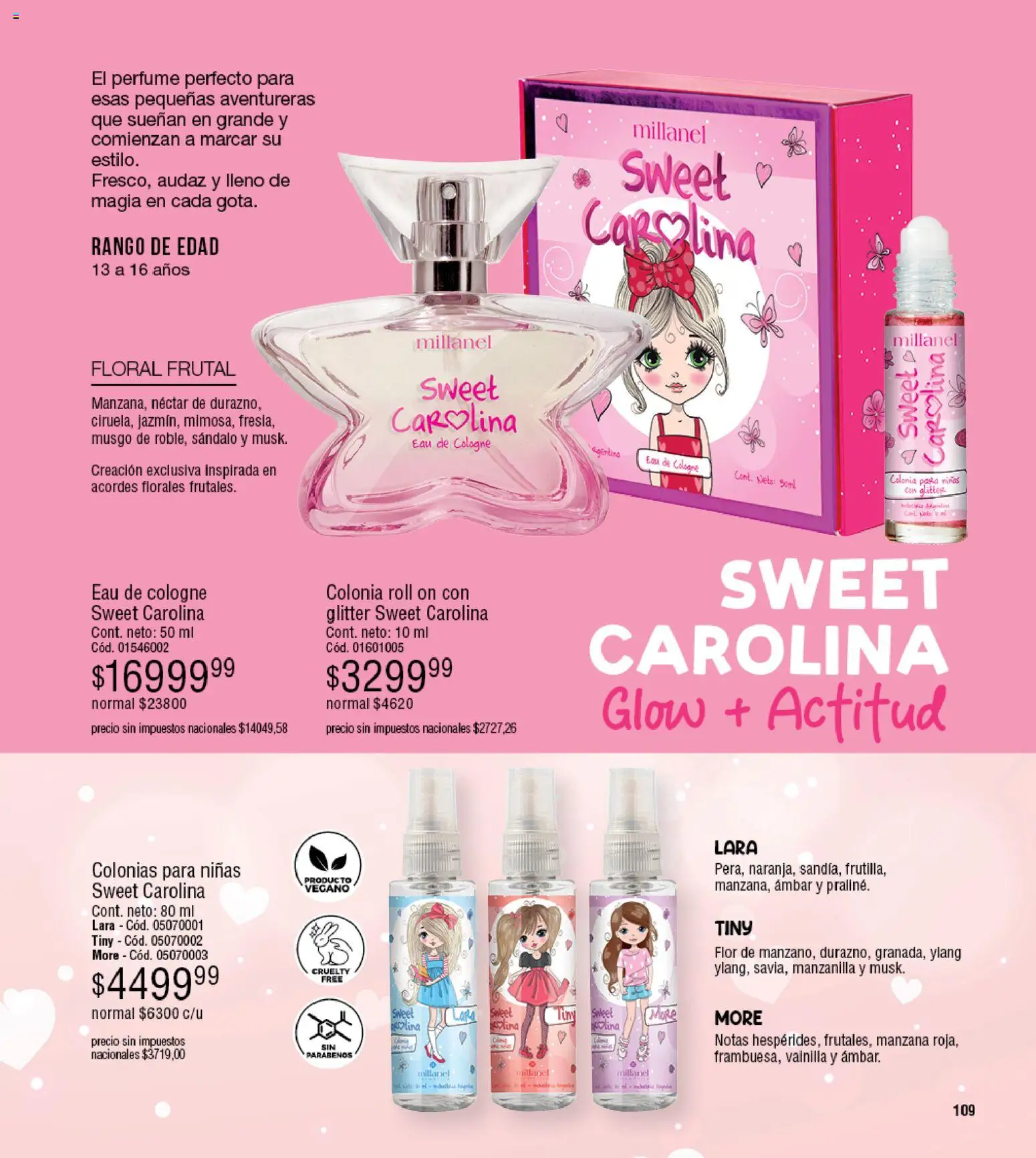 Millanel - Catálogo │ válido desde el 30/03/2026 | Página: 109 | Productos: Vainilla, Perfume, Glitter, Manzana