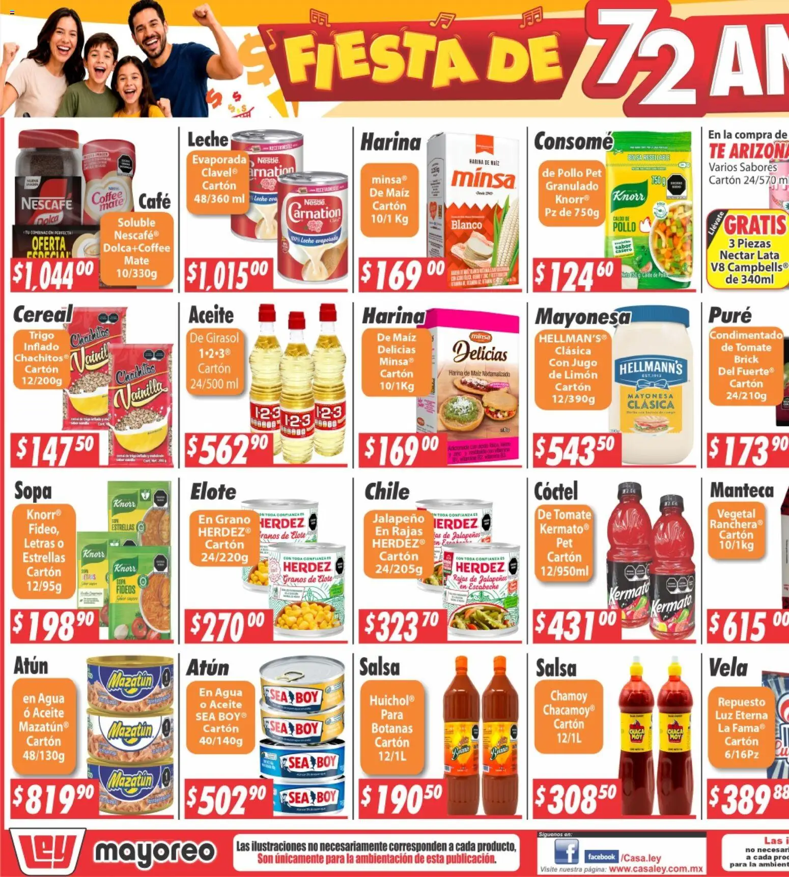 Nuevas ofertas de Casa Ley válidas en toda la República Mexicana desde el 28/09/2026. ¡Encuentra las mejores ofertas en Casa Ley folleto Frontera! | Página: 3 | Productos: Limón, Vainilla, Vela, Puré