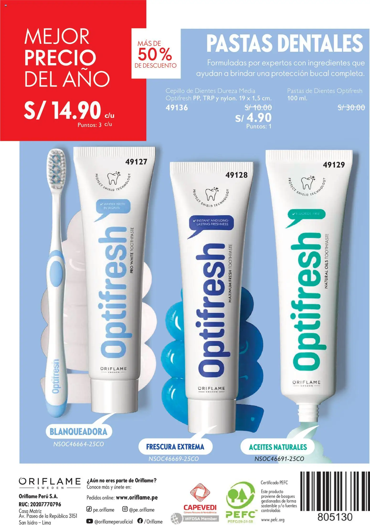 Catálogo Oriflame válido desde 01/08/2026 | Página: 132 | Productos: Cepillo de dientes, Cámara