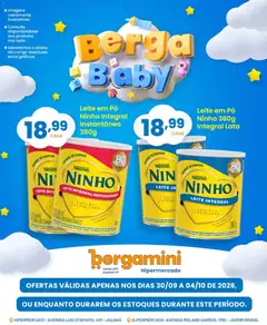Supermercado Bergamini ofertas Berga Baby - Pré-Visualização do folheto da loja Supermercado Bergamini, válido de 30/09/2026