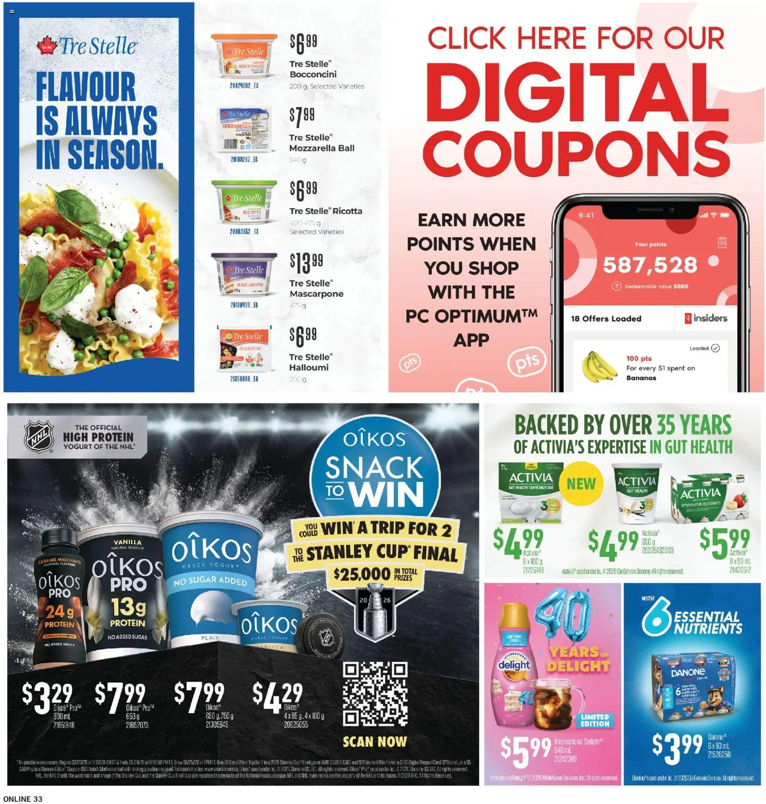 Fortinos flyer valid from 07.05.2026 | Page: 32 | Products: PC, Game, Yogurt, Bananas