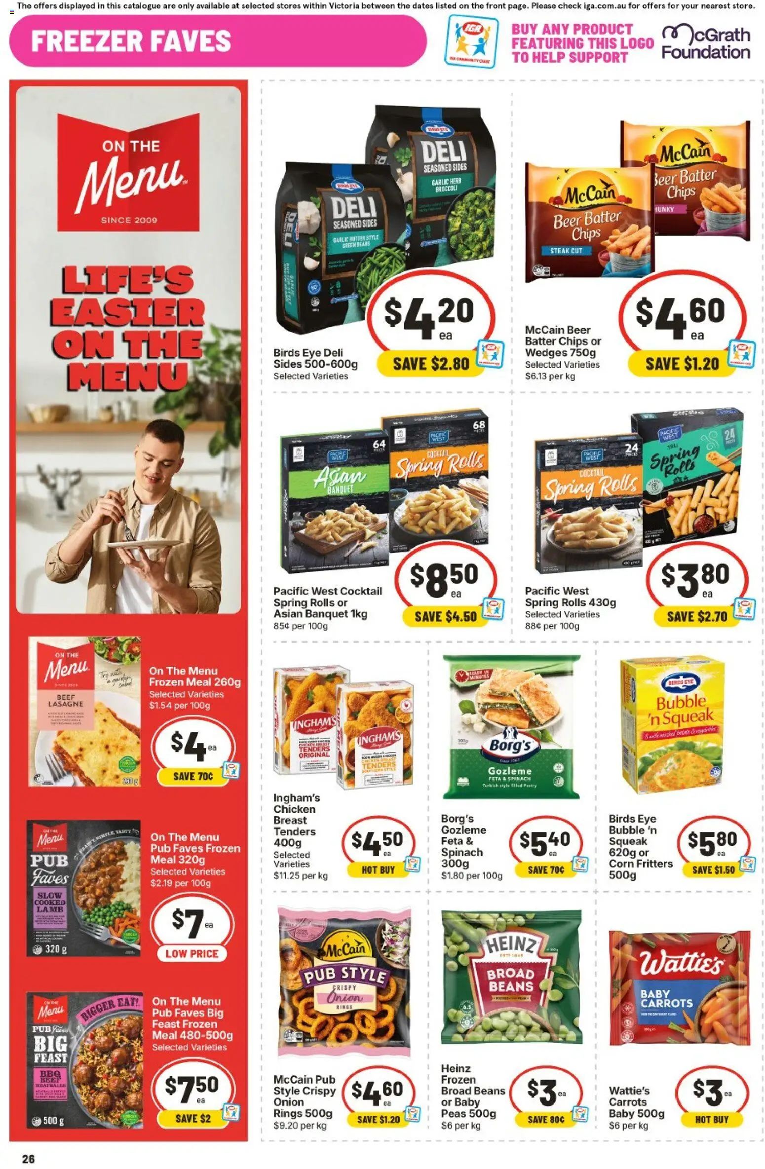 IGA catalogue - valid from 23/09/2026 | Page: 26 | Products: Butter, Foundation, Fridge, Spread