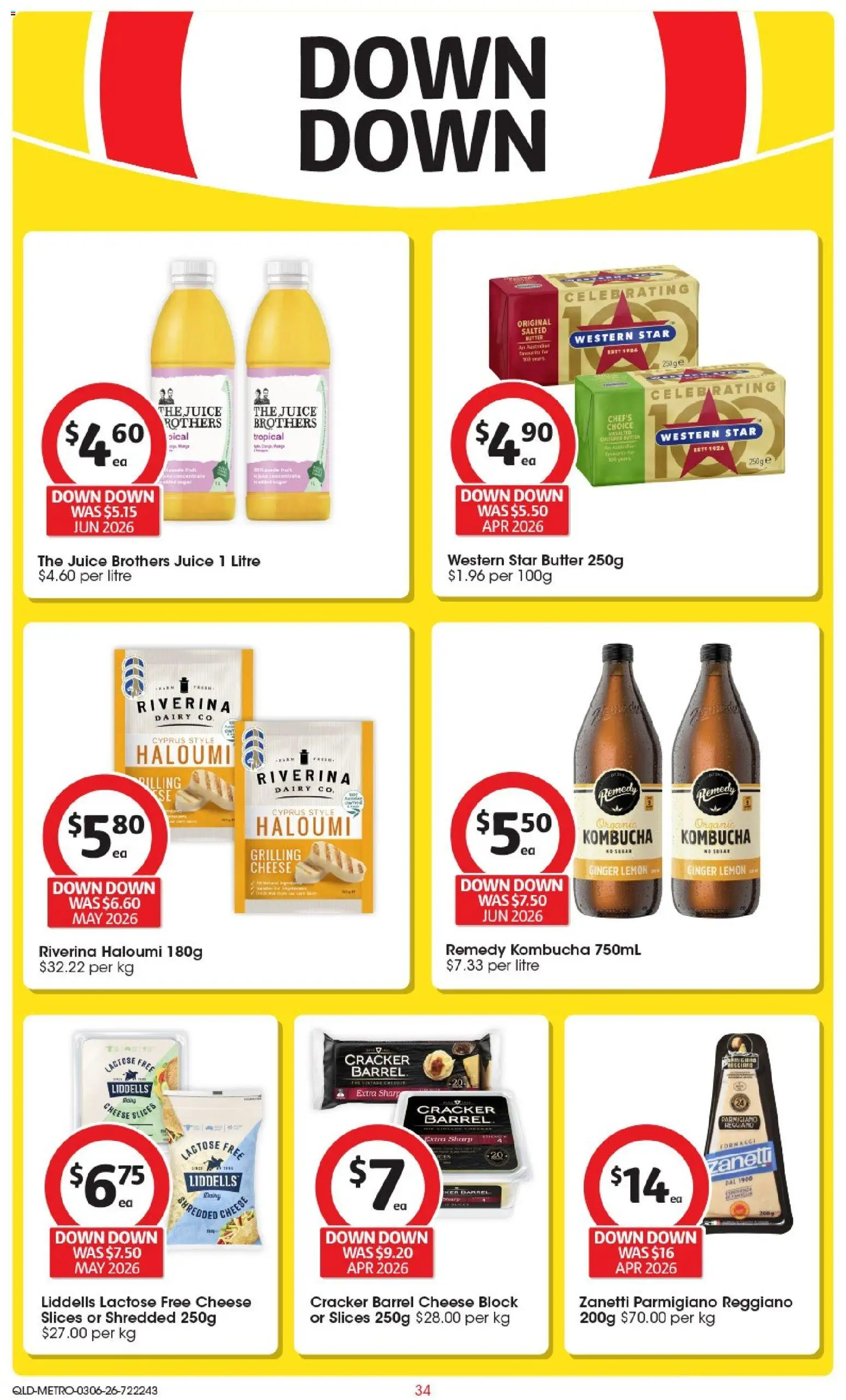 Coles catalogue - valid from 03.06.2026 | Page: 34 | Products: Dairy, Butter, Juice, Lemon