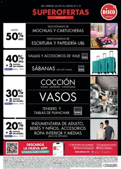 Vista previa Disco - Ofertas | Electro, T. Libre y más válido desde el 25/09/2026 | Página: 3 | Productos: Disco, Planchar, Ropa, Ropa interior