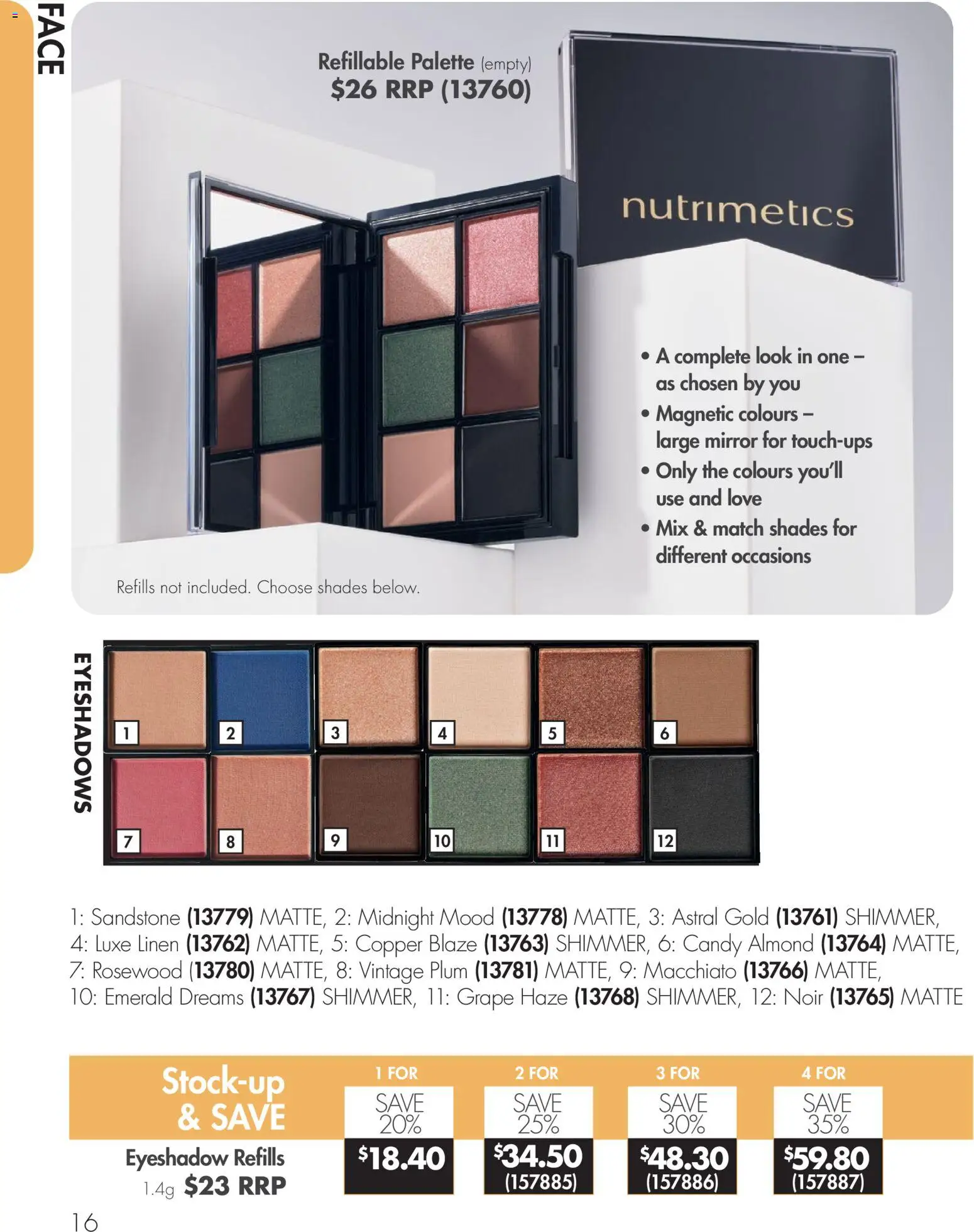 Nutrimetics catalogue - valid from 01/01/2026 | Page: 16 | Products: Mirror, Emerald, Linen