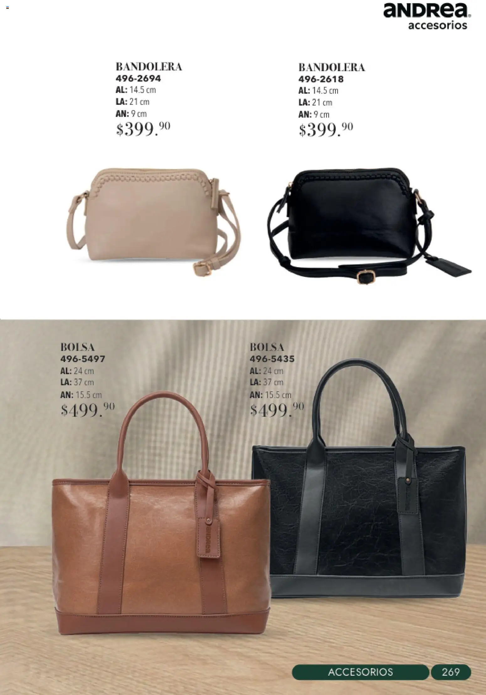 Nuevas ofertas de Andrea válidas en toda la República Mexicana desde el 23/08/2026. ¡Encuentra las mejores ofertas en Andrea catálogo Tropical! | Página: 269