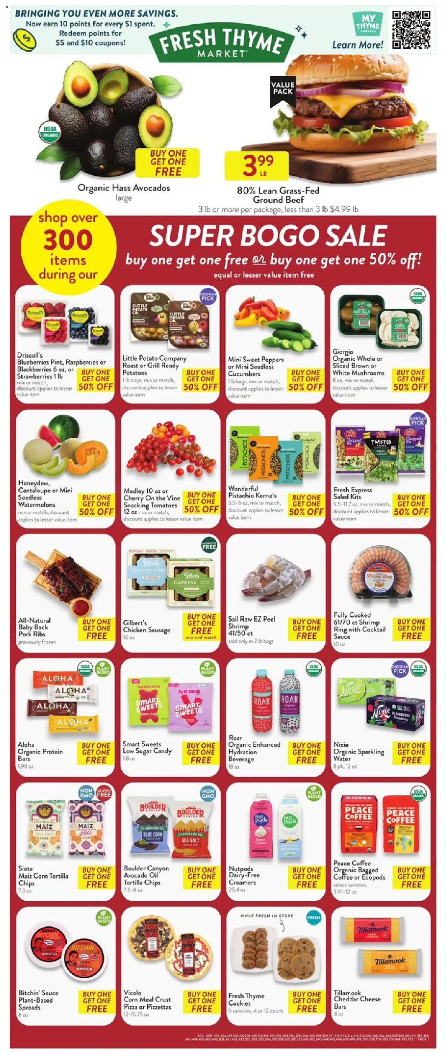Fresh Thyme Weekly Ad - MN - valid from 27.05.2026 | Page: 2 | Products: Beef, Cookies, Sauce, Grill