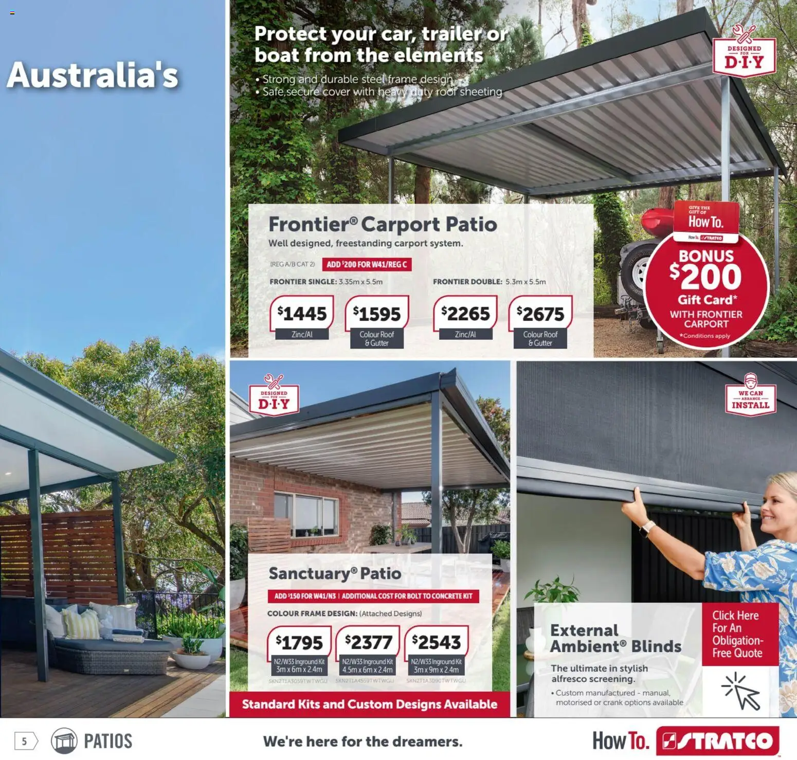 Stratco catalogue - valid from 29.05.2026 | Page: 5 | Products: Blinds, Kits