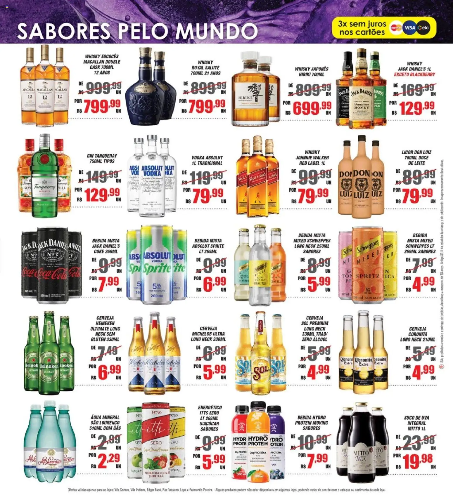 Violeta Supermercados Folheto - válido de 18/07/2026 | Página: 7 | Produtos: Cola, Suco, Cerveja, Cerveja Heineken