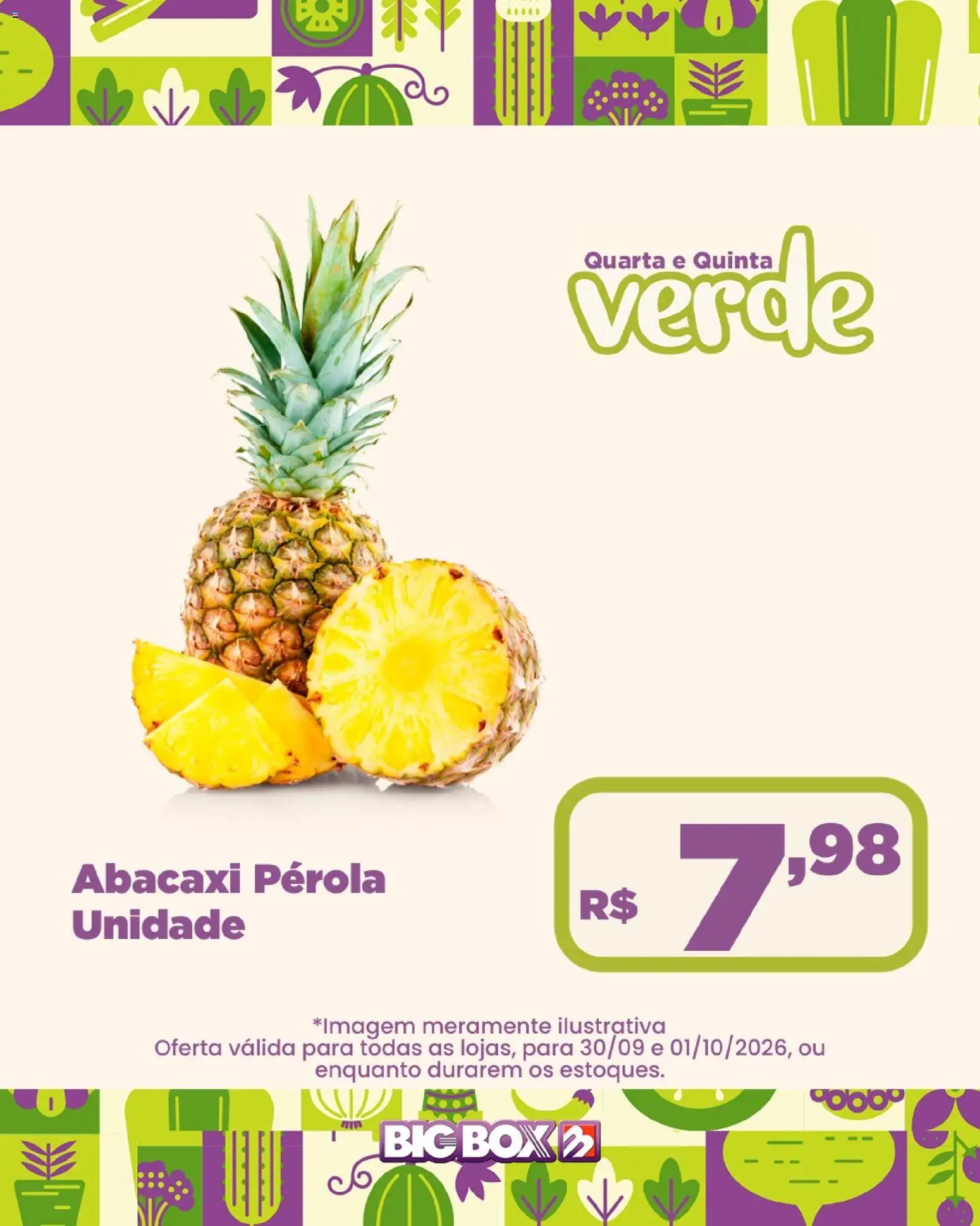 Big Box Folheto - válido de 30/09/2026 | Página: 2 | Produtos: Abacaxi