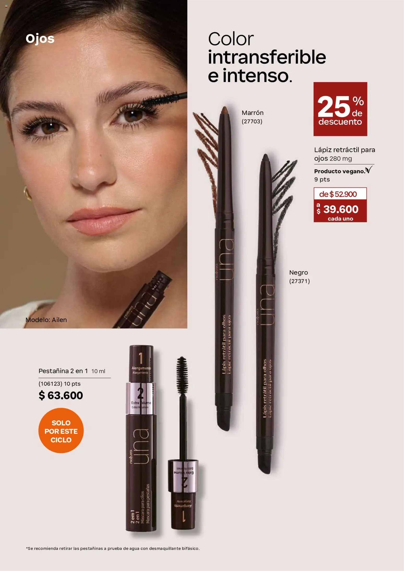 Natura revista - valida desde el 22/07/2026 | Página: 85 | Productos: Agua, Máscara, Desmaquillante