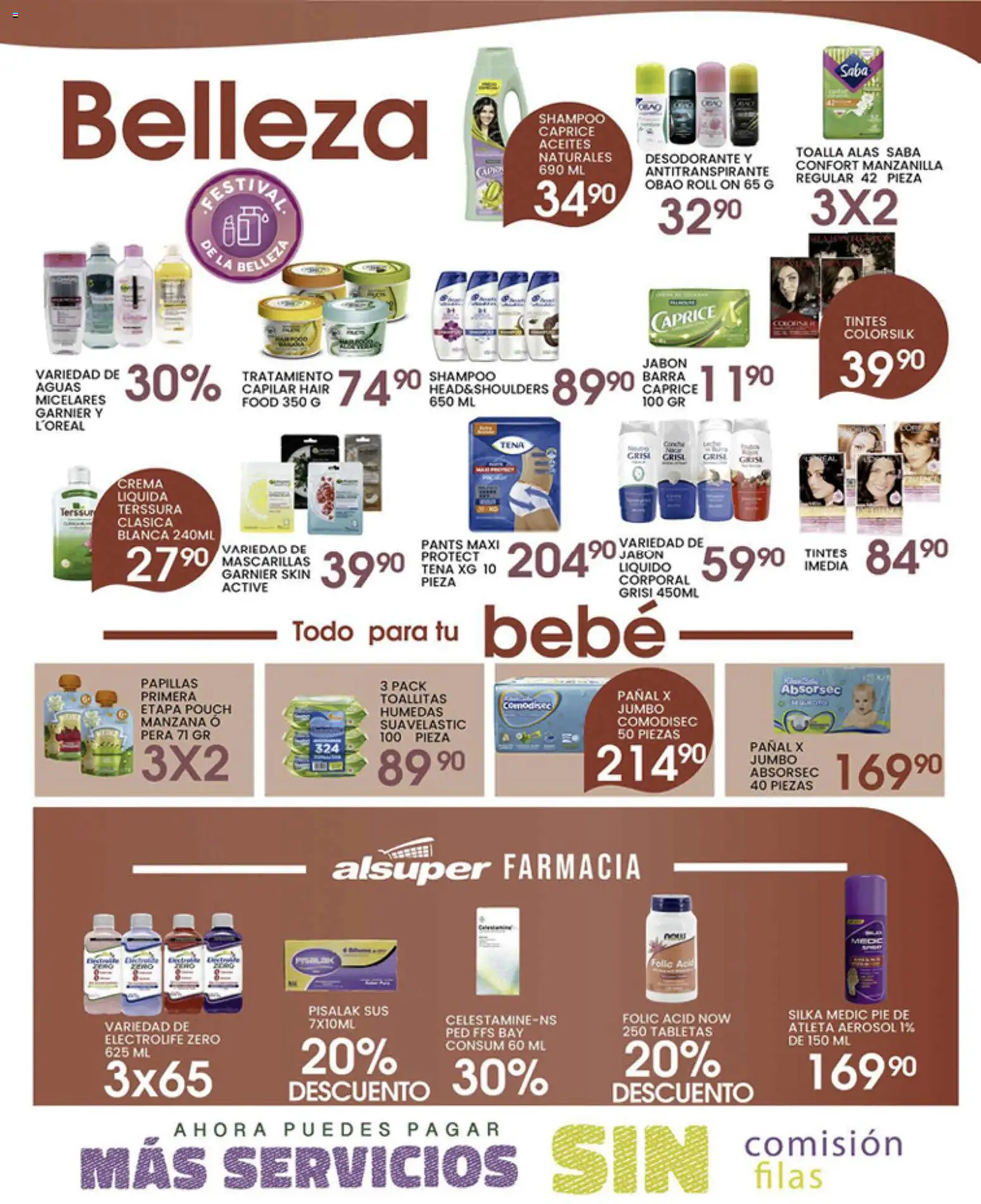 Nuevas ofertas de Alsuper válidas en toda la República Mexicana desde el 15.05.2026. ¡Encuentra las mejores ofertas en Alsuper folleto! | Página: 4 | Productos: Jabón líquido, Manzana, Barra, Body