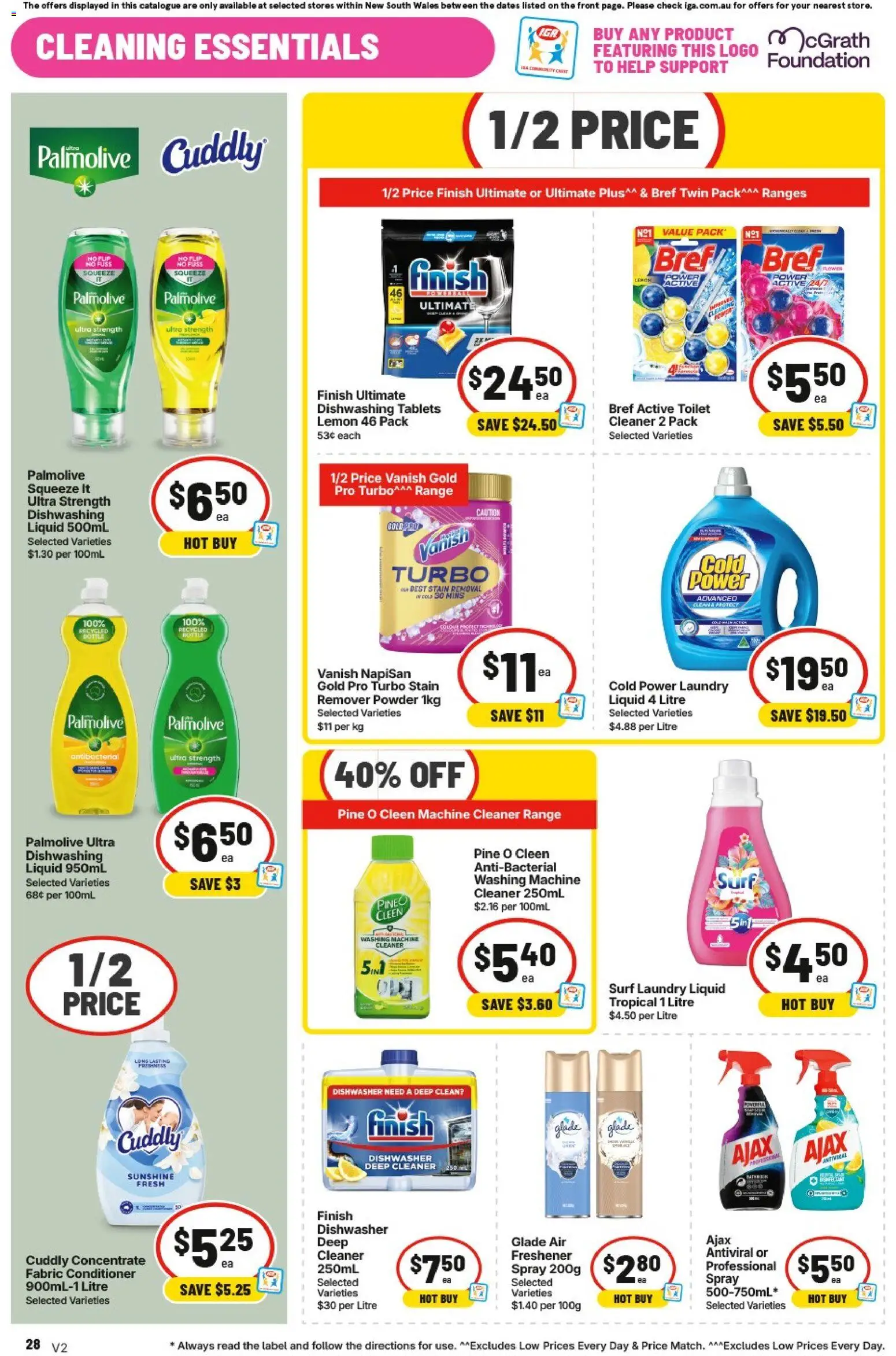 IGA catalogue - valid from 23/09/2026 | Page: 28 | Products: Beer, Lamb, Lasagne, Foundation