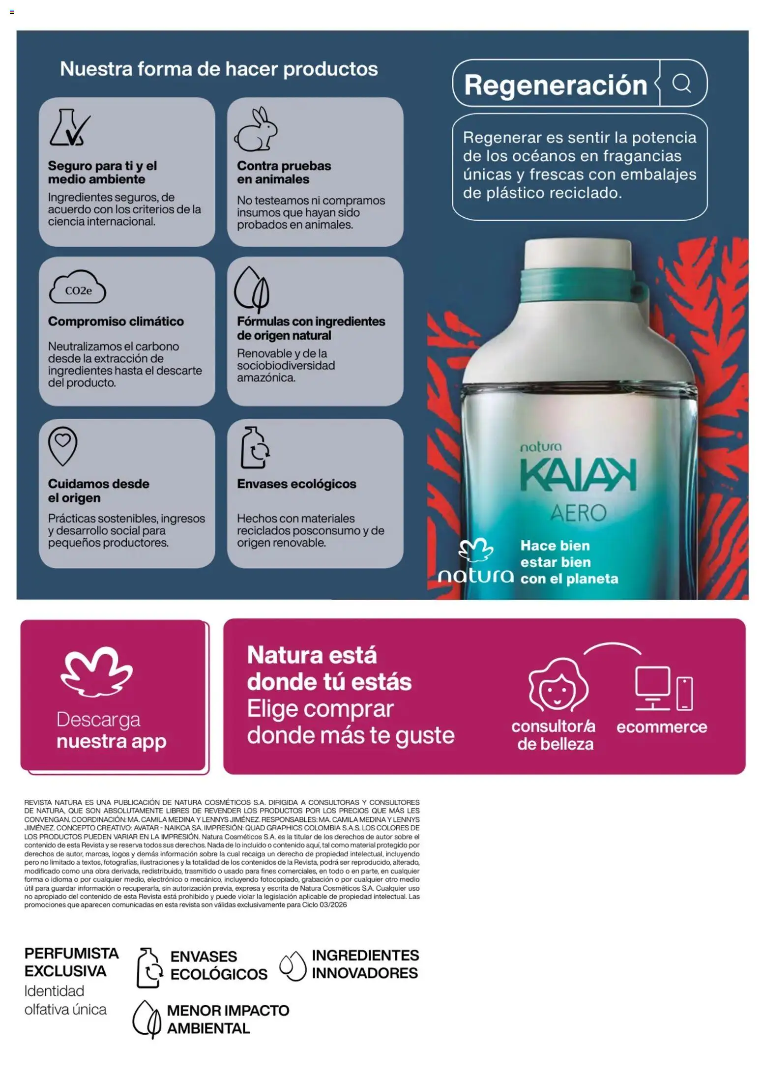 Natura revista - valida desde el 01/03/2026 | Página: 151 | Productos: Té, Ingredientes, Revista, Sobre