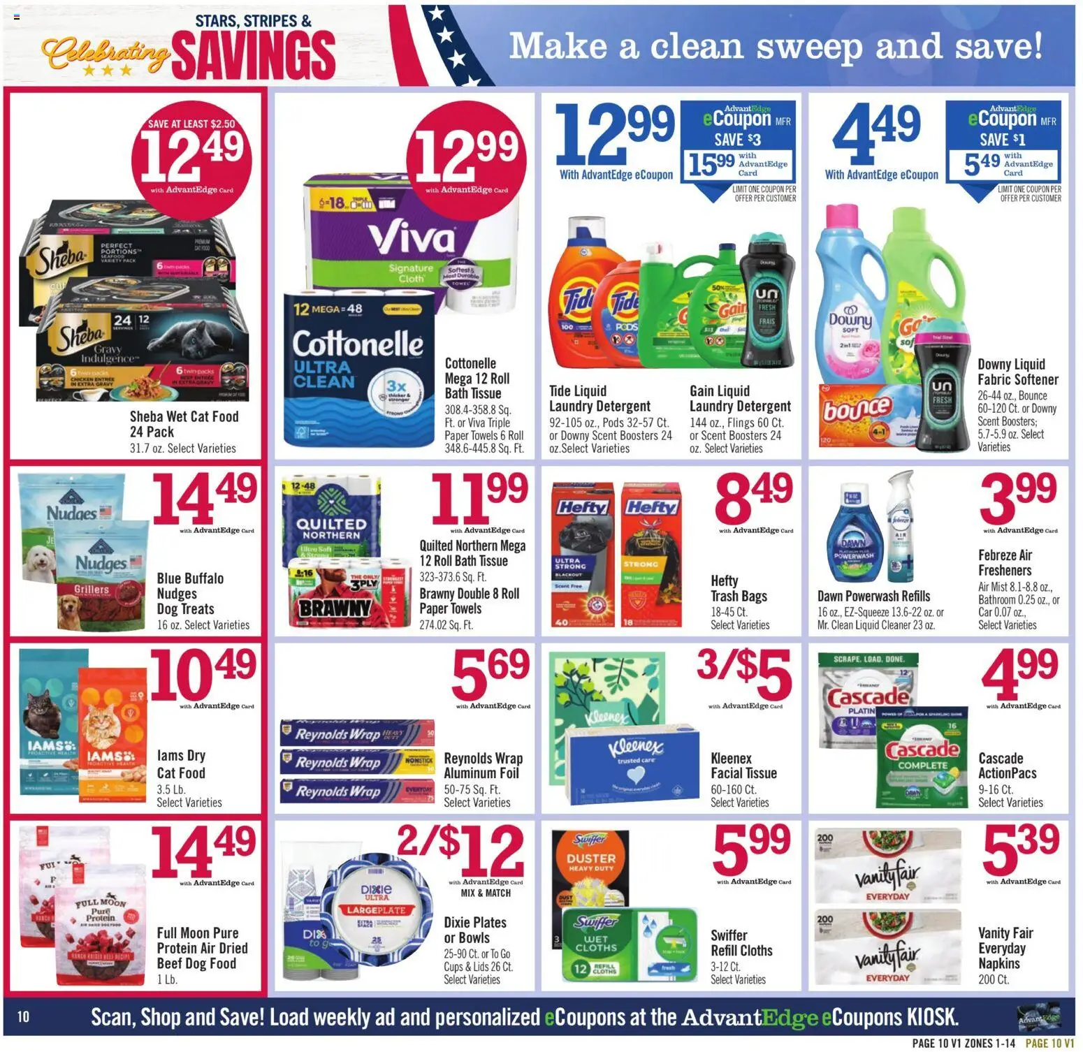 Price Chopper Weekly Ad - valid from 17.05.2026 | Page: 10 | Products: Bath, Dog Treats, Dog Food, Seafood