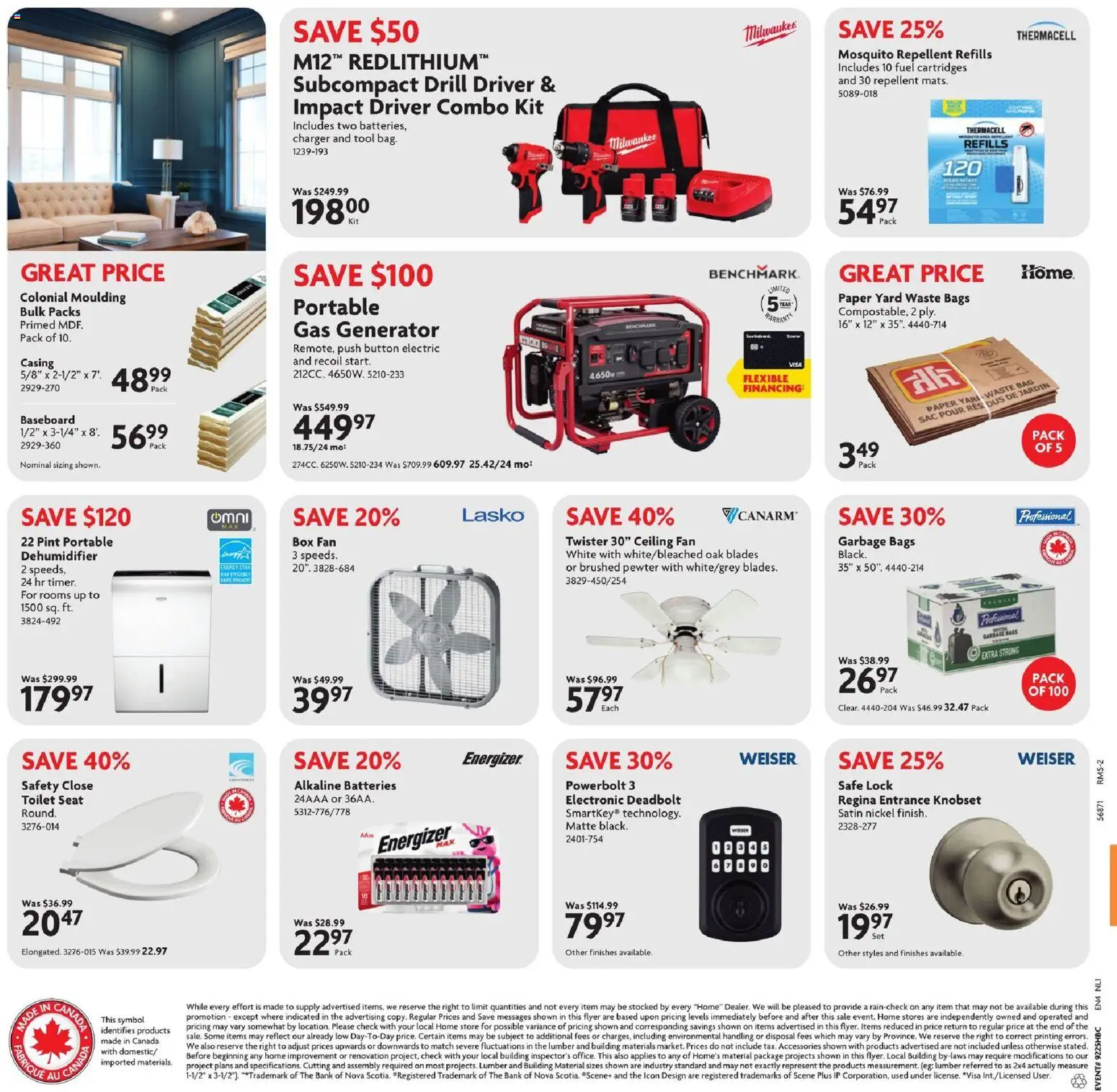 Home Hardware flyer valid from 18.06.2026 | Page: 2 | Products: Bag, Fan, Box