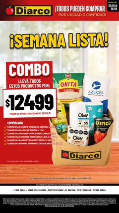 Vista previa Diarco - Semana Lista válido desde el 03/08/2026