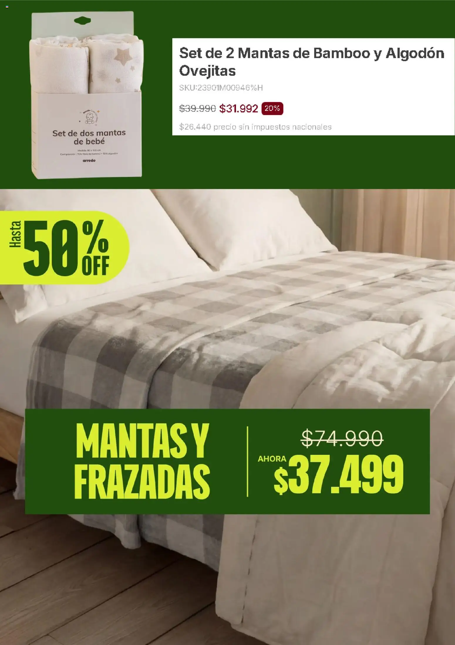 Arredo - Hot Sale │ válido desde el 11.05.2026 | Página: 4 | Productos: Algodón