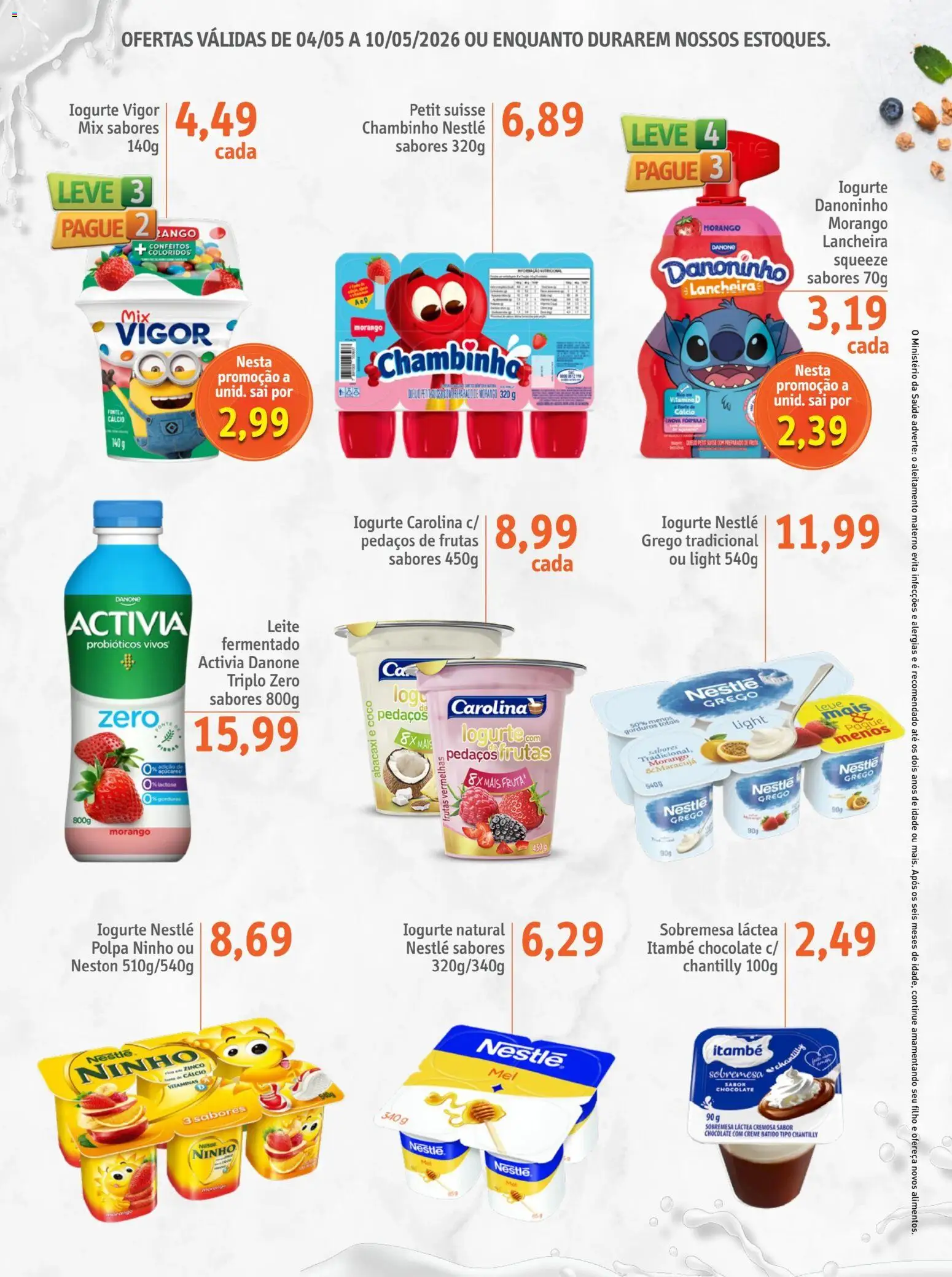 Sonda Folheto - válido de 04.05.2026 | Página: 2 | Produtos: Coco, Iogurte, Abacaxi, Creme