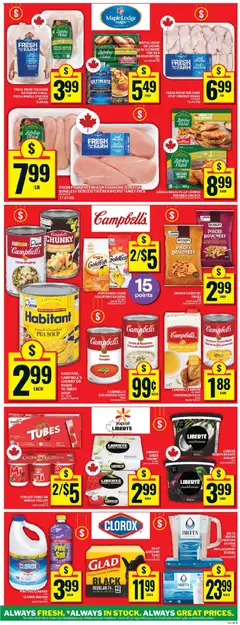 Preview of Food Basics weekly flyer / circulaire from shop Food Basics valid from 28.05.2026 | Page: 8 | Products: Chicken wings, Cheese, Yogurt, Chicken