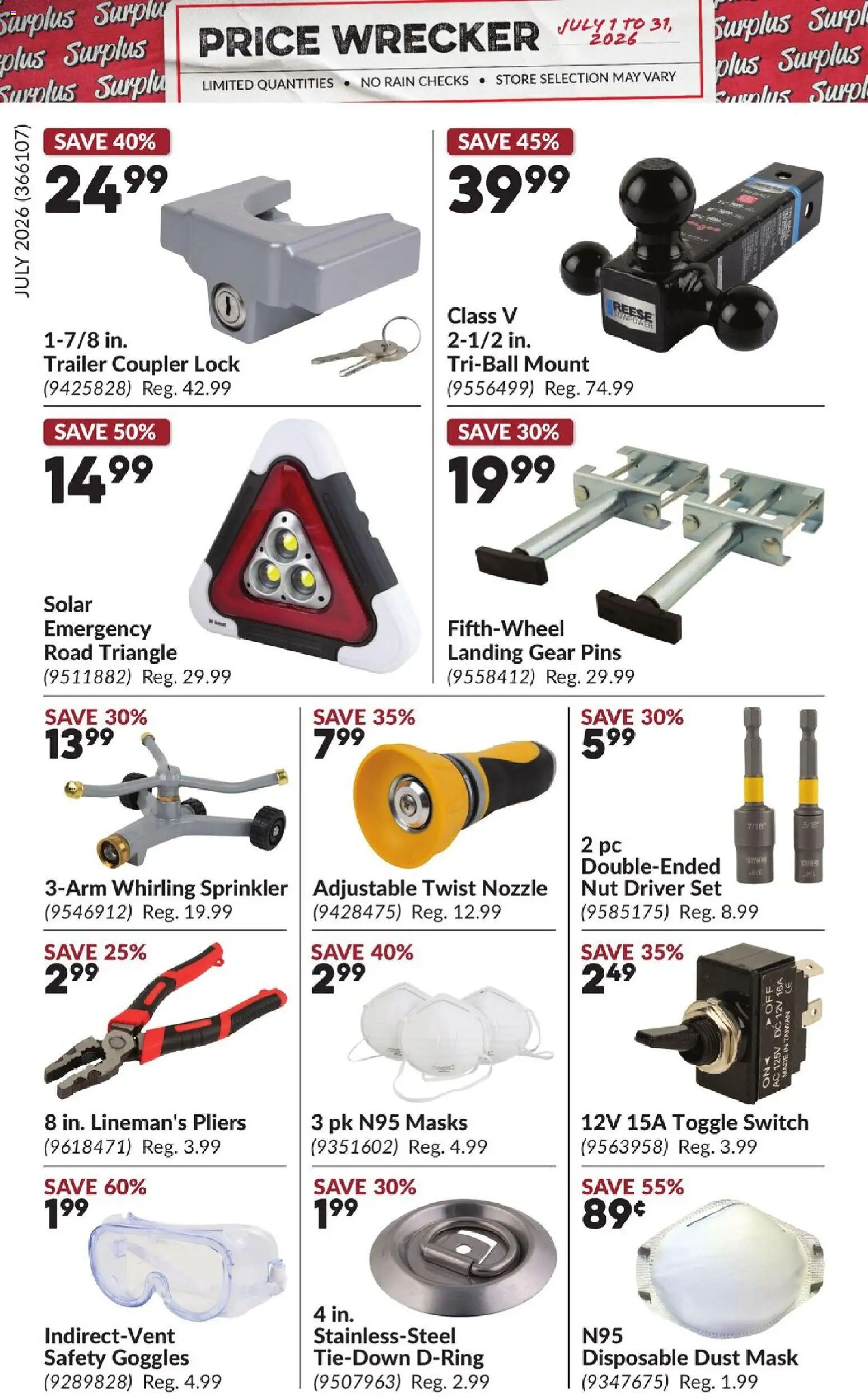 Princess Auto flyer valid from Jul 1, 2026 | Page: 15