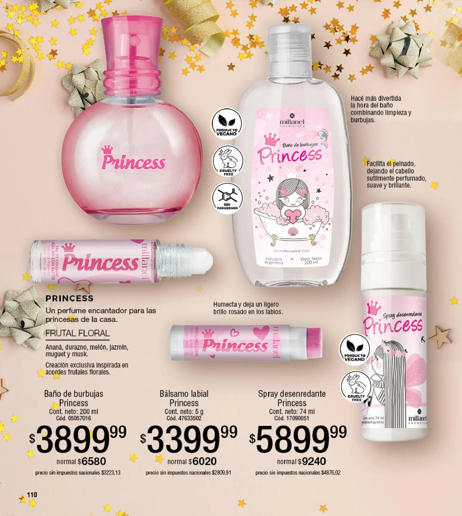 Millanel - Catálogo │ válido desde el 30/03/2026 | Página: 110 | Productos: Baño, Perfume, Brillo, Bálsamo