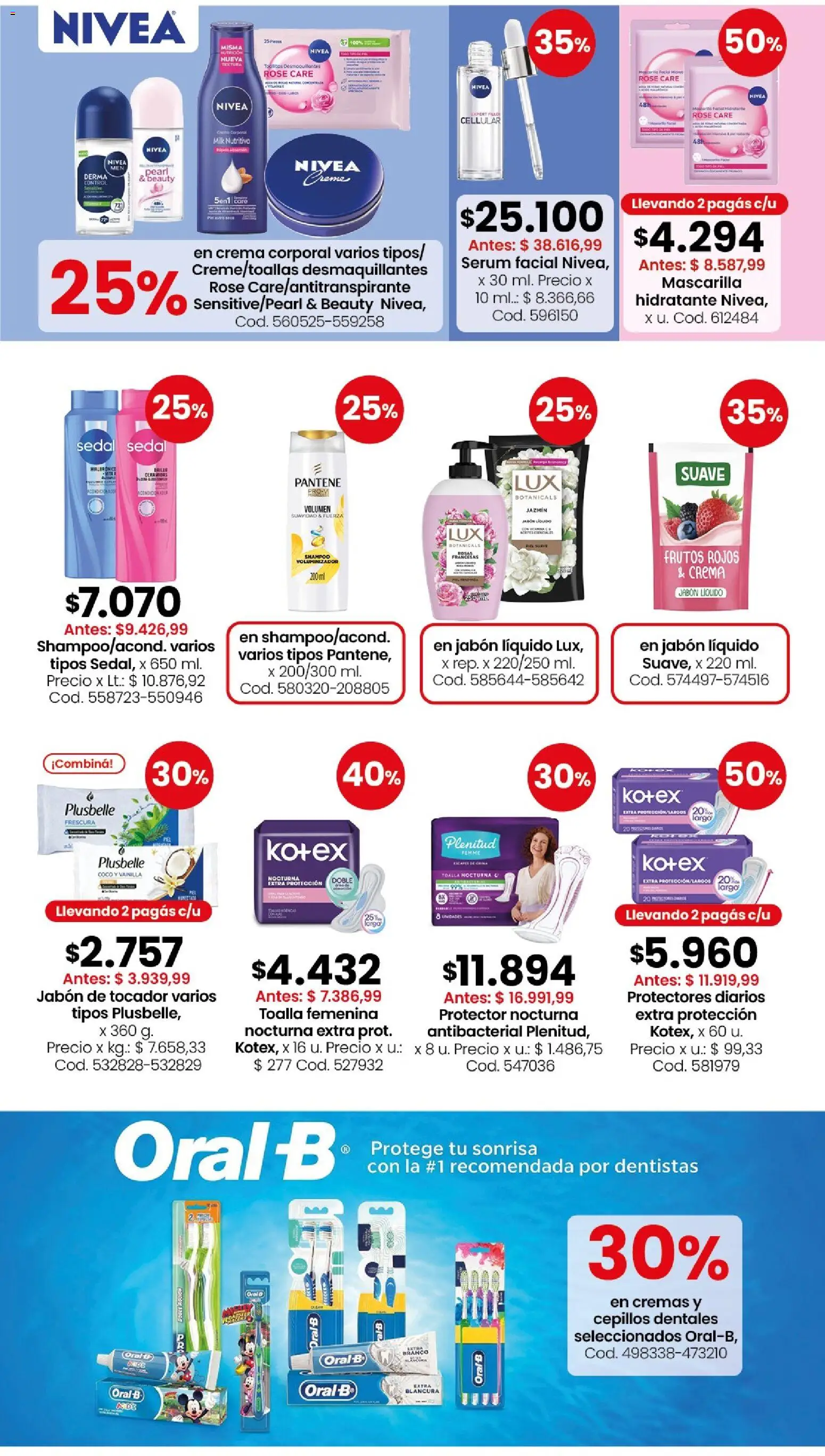 Coto - Perfumería y limpieza │ válido desde el 24/08/2026 | Página: 4 | Productos: Body, Vainilla, Serum, Protectores diarios