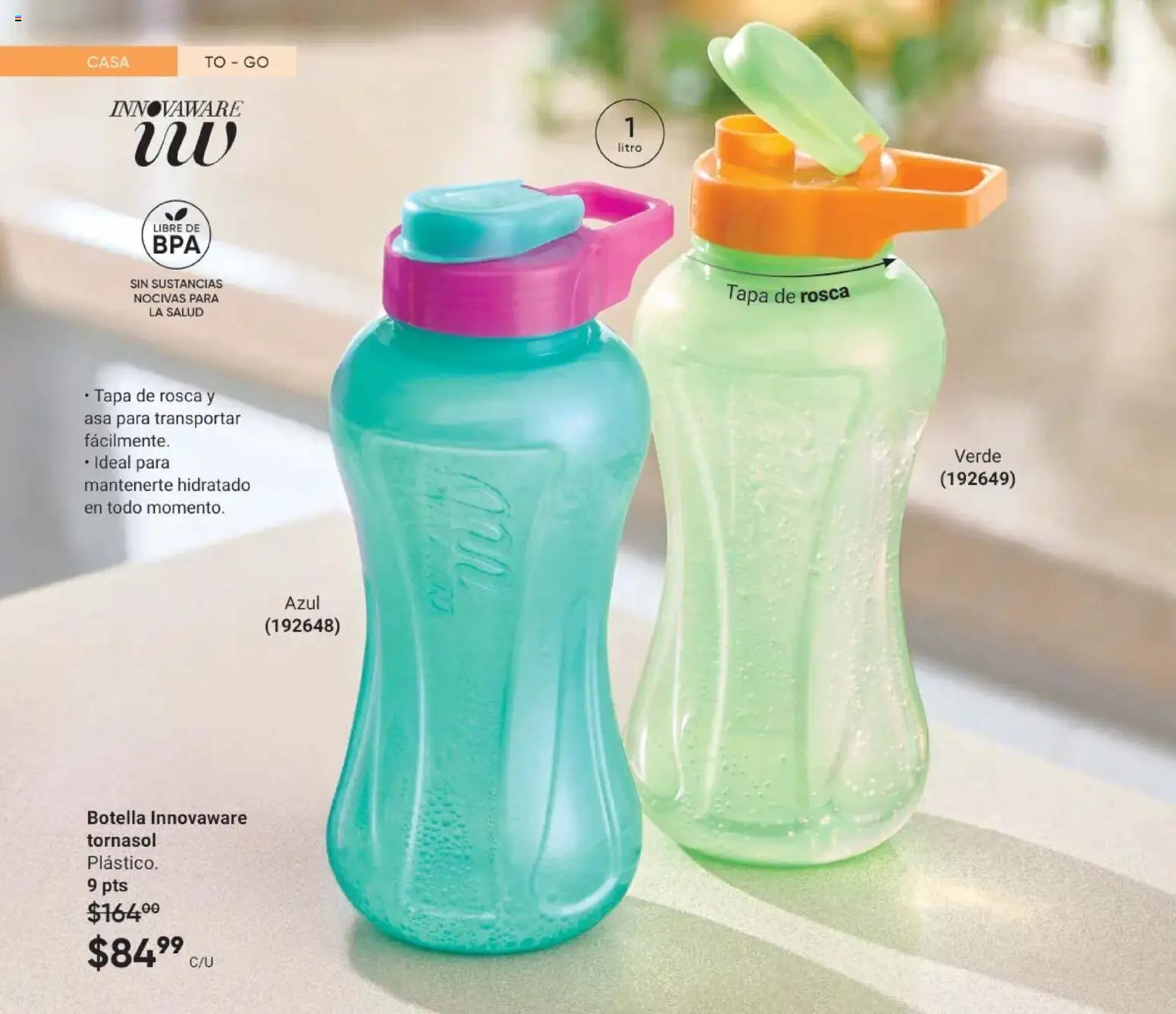 Nuevas ofertas de AVON válidas en toda la República Mexicana desde el 08.05.2026. ¡Encuentra las mejores ofertas en AVON Casa & Estilo 8 2026! | Página: 92 | Productos: Botella