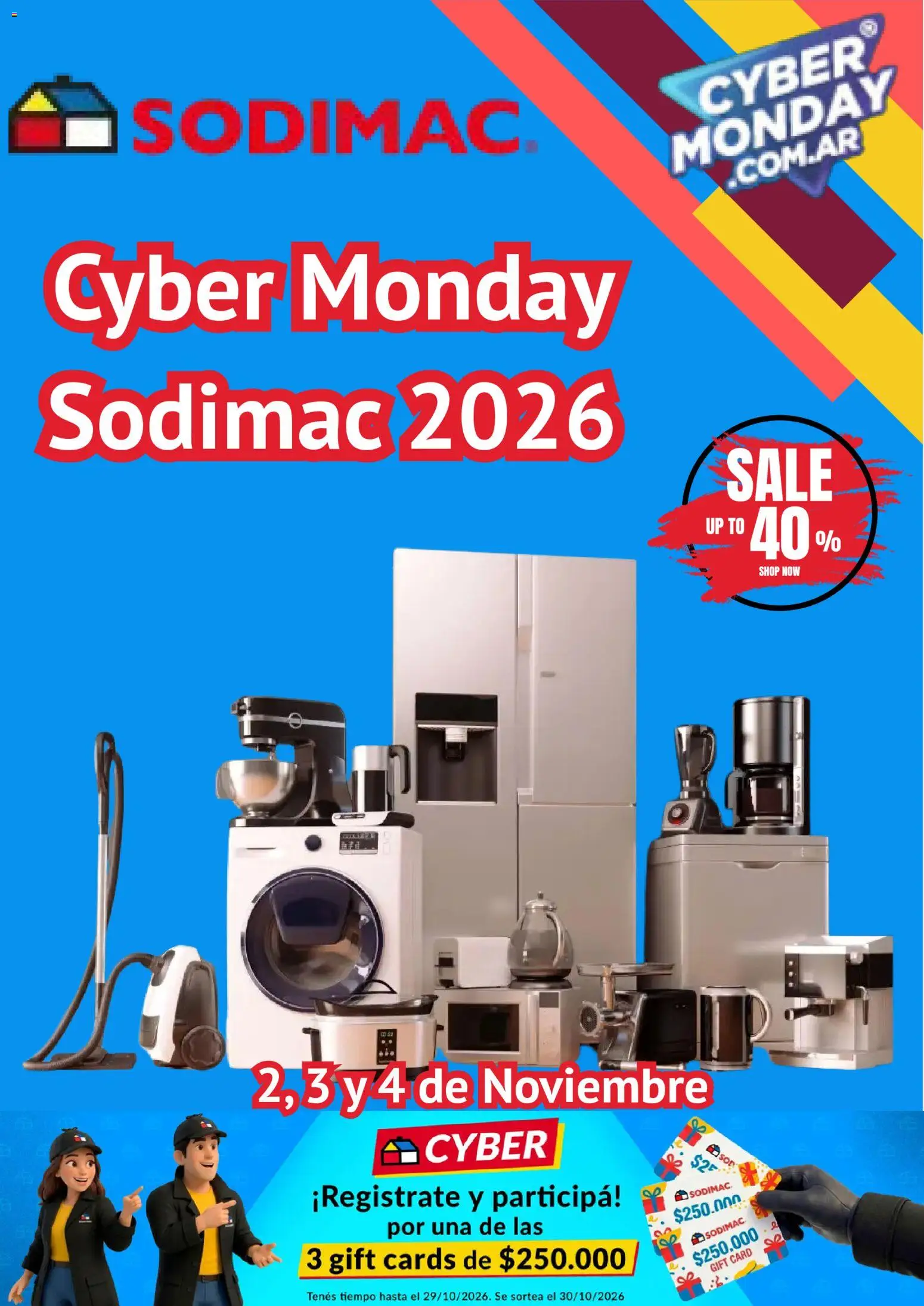 Sodimac - Cyber Monday aviso │ válido desde el 02/11/2026 | Página: 1