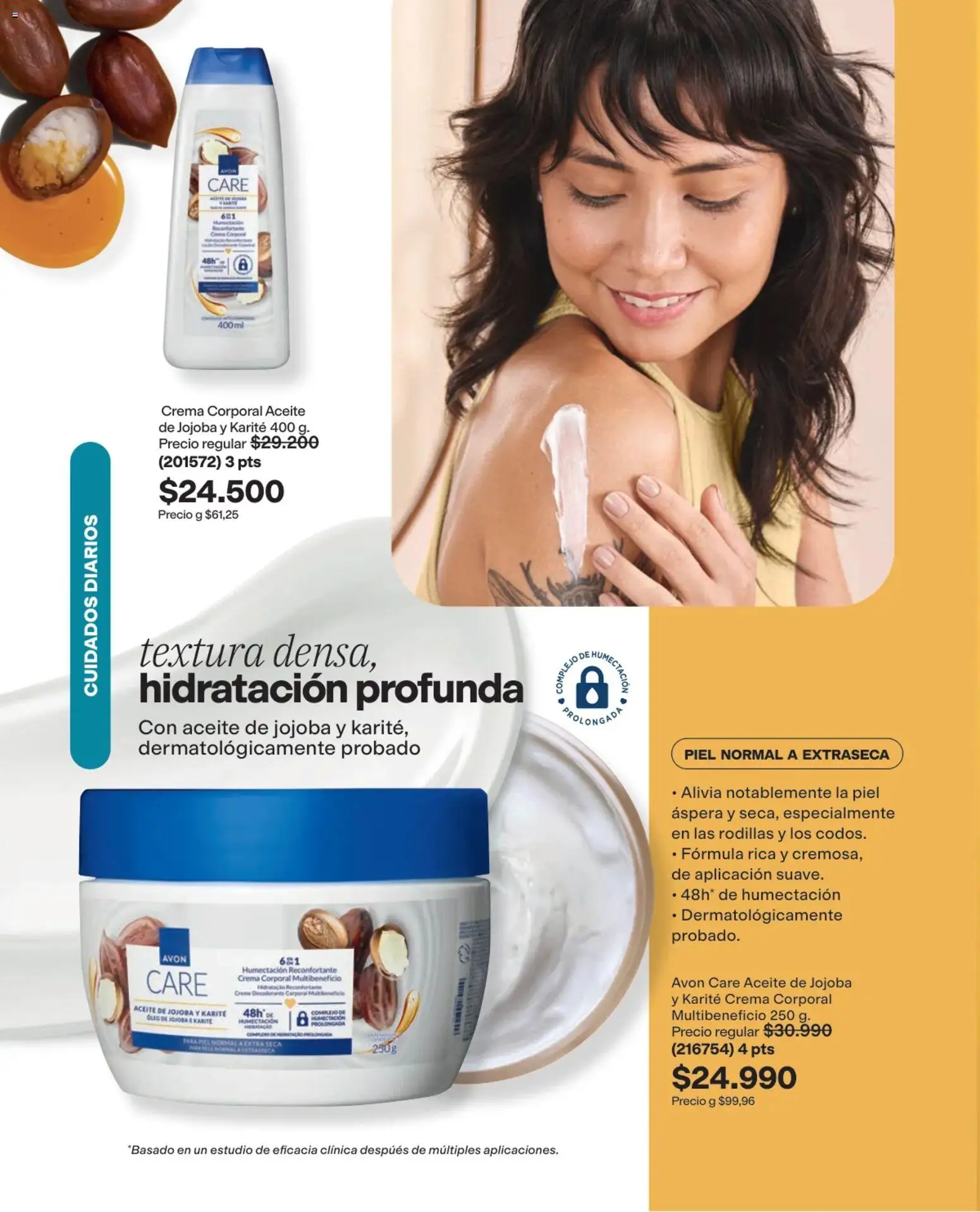 Avon revista - valida desde el 03/08/2026 | Página: 128 | Productos: Crema, Desodorante, Aceite